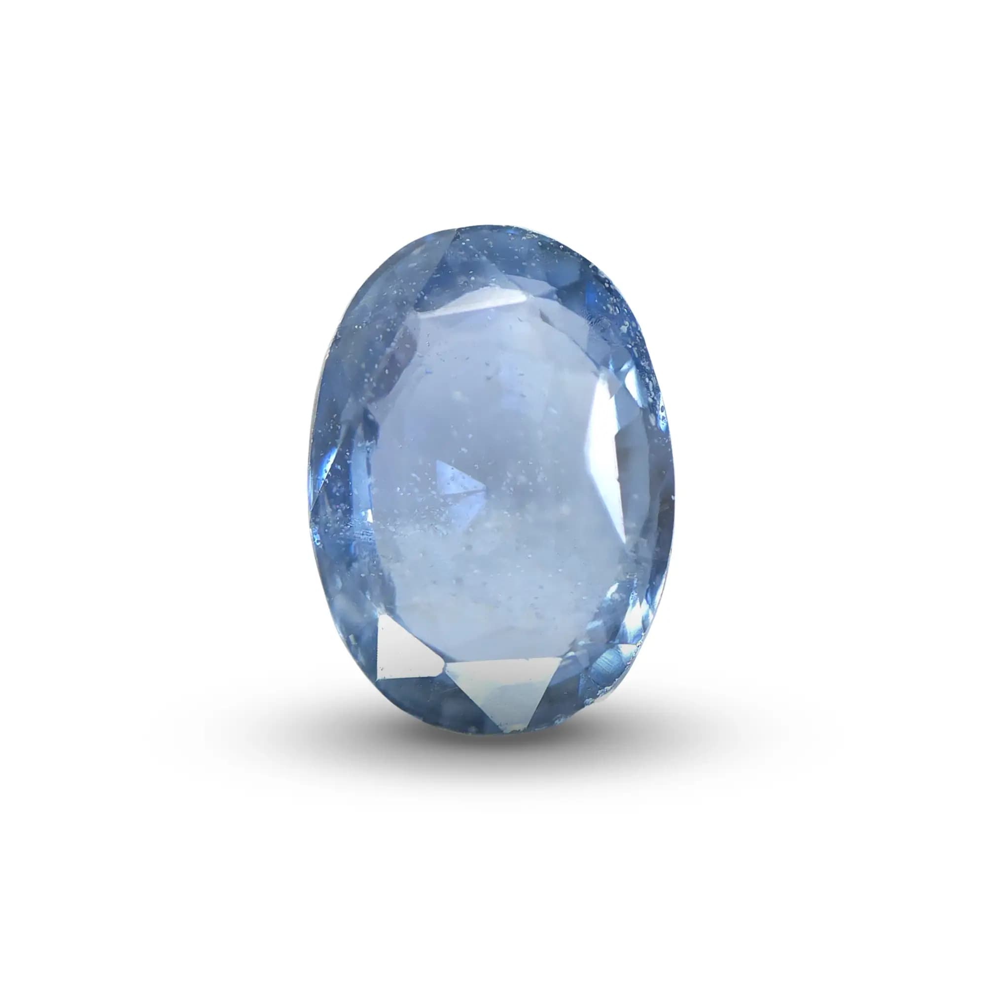 Natural Blue Sapphire (Neelam) 2.76 Ct, Oval, Ceylon – IGTL Certified – front view