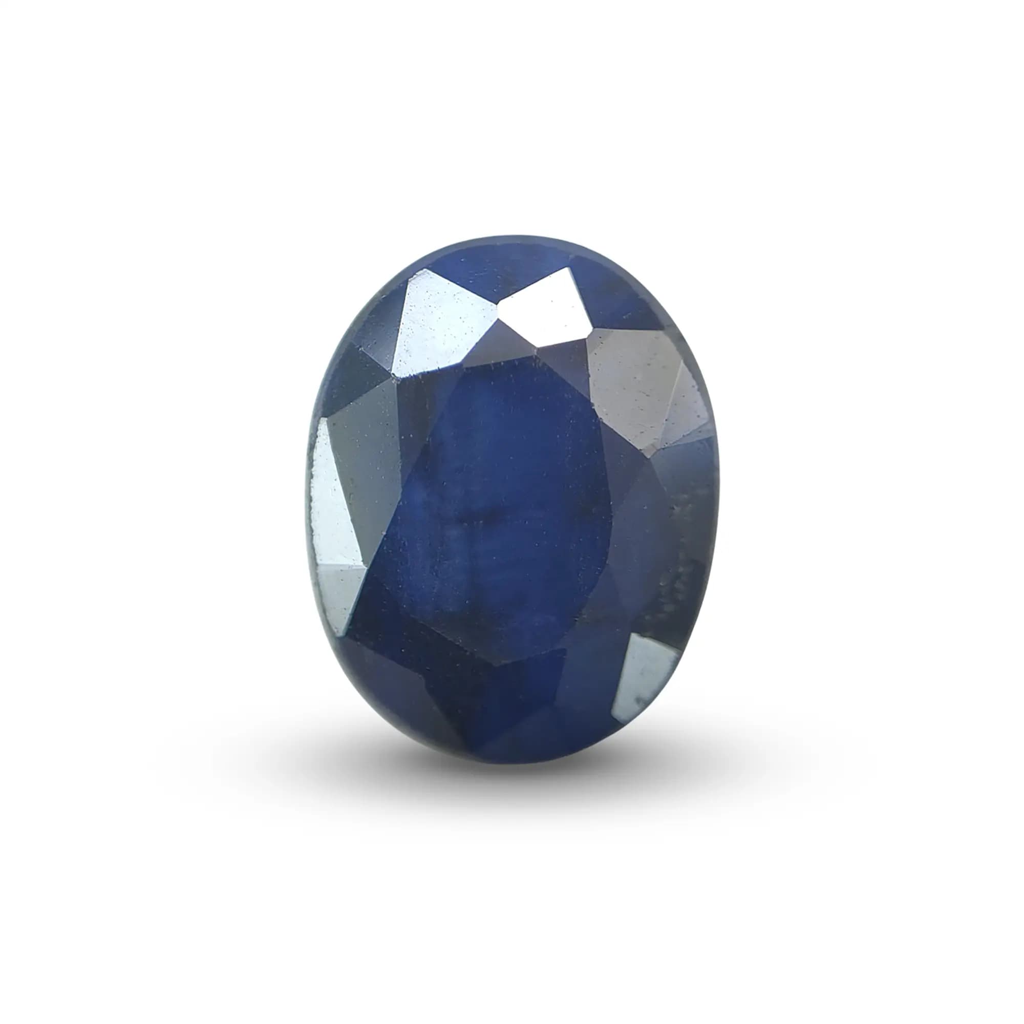 Natural Blue Sapphire (Neelam) 1.86 Ct, Oval, Thailand – Beryllium-diffused, IGTL Certified – front view