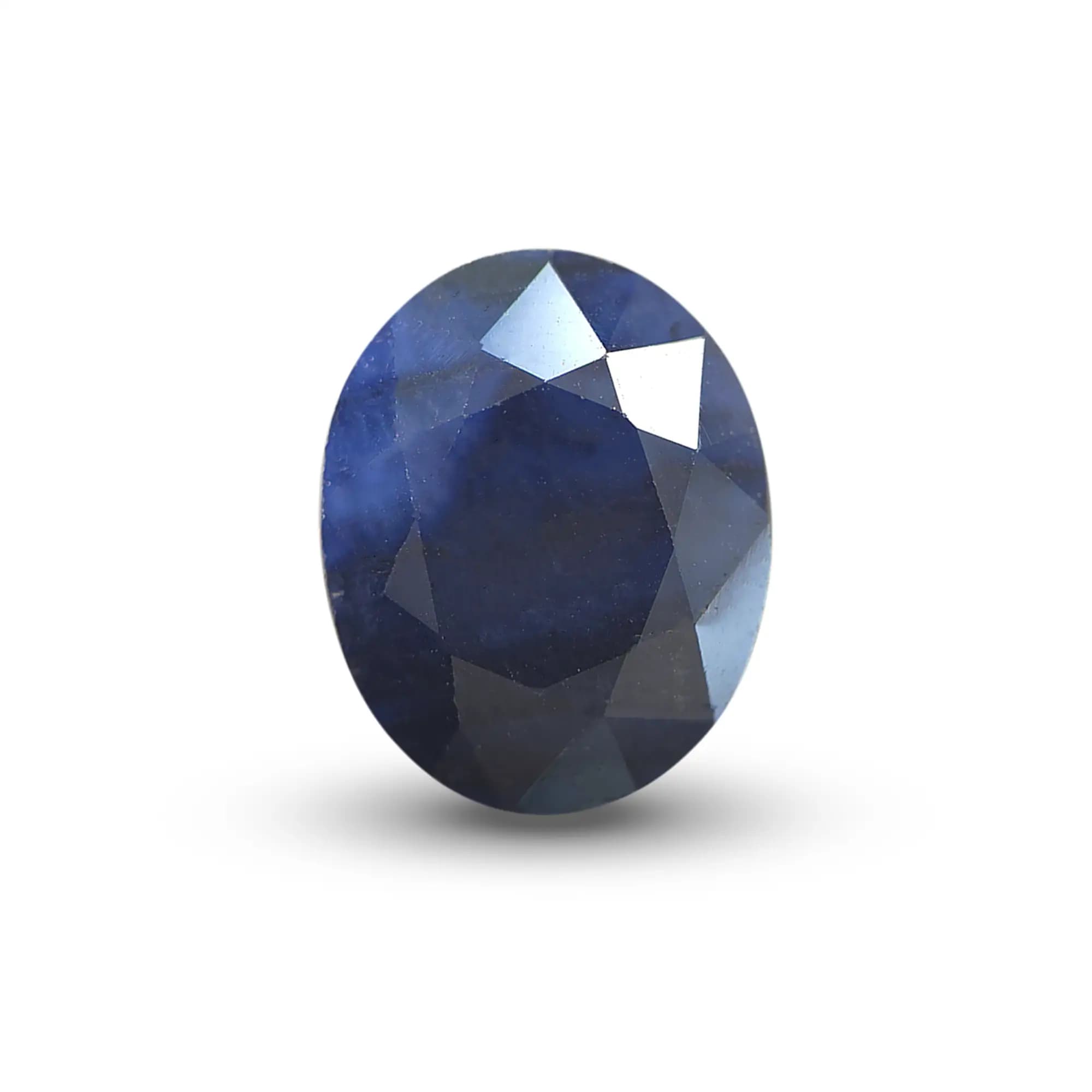Natural Blue Sapphire (Neelam) 2.67 Ct, Oval, Thailand – Beryllium-diffused, IGTL Certified – front view