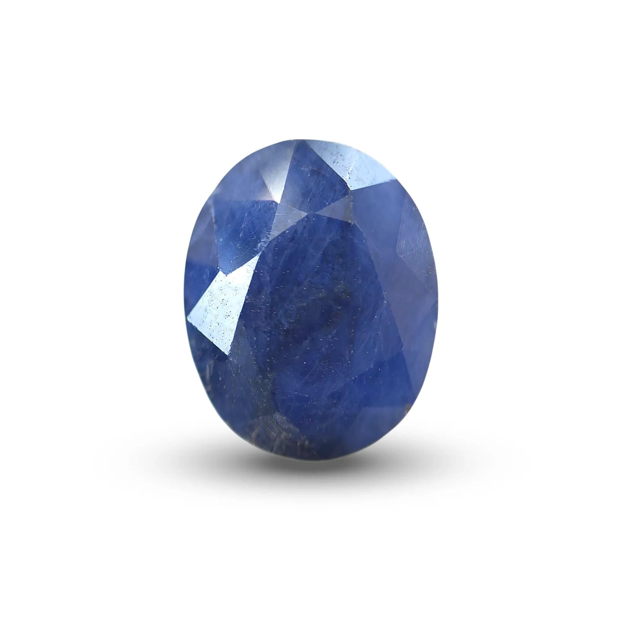Natural Blue Sapphire (Neelam) 2.74 Ct, Oval, Thailand – Beryllium-diffused, IGTL Certified – front view