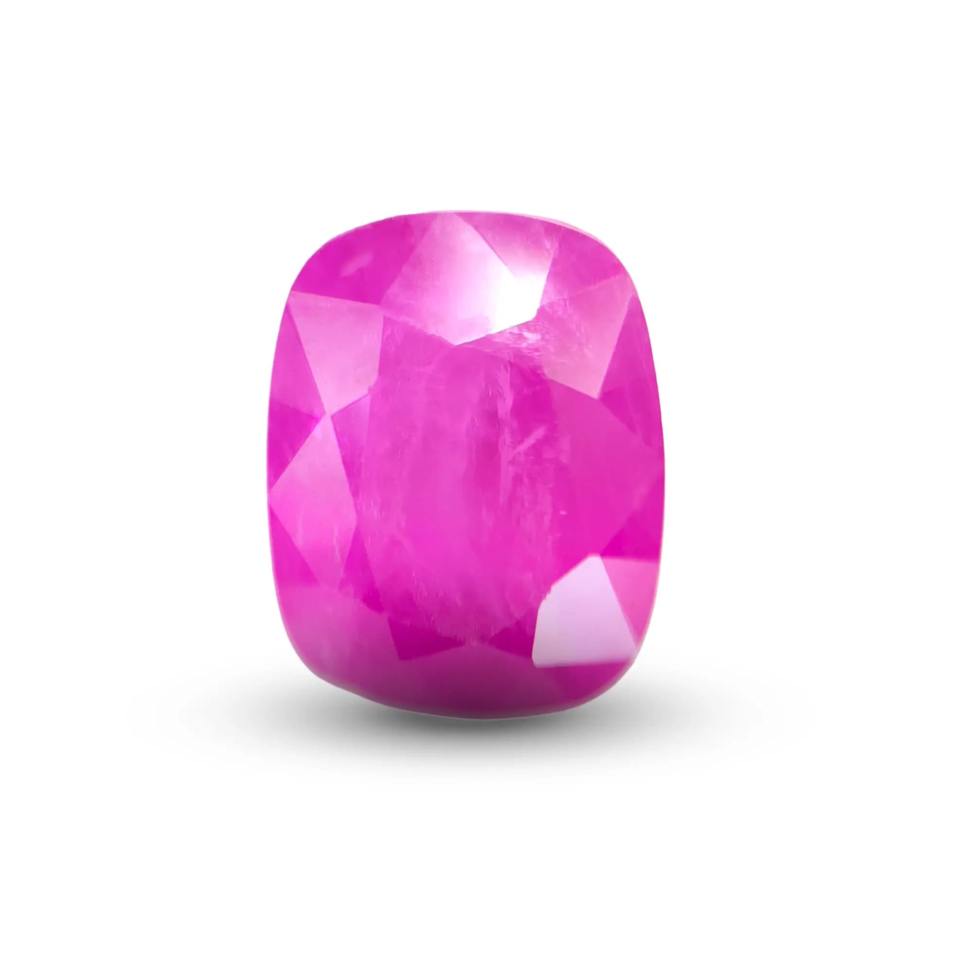 Natural Ruby (Manik) 2.81 Ct, Cushion, Burma – IGTL Certified – front view