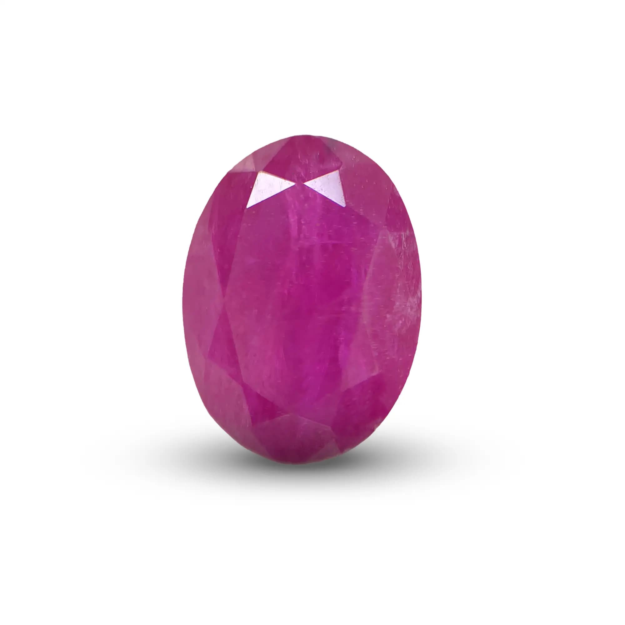 Natural Ruby (Manik) 1.77 Ct, Oval, Burma – IGTL Certified – front view