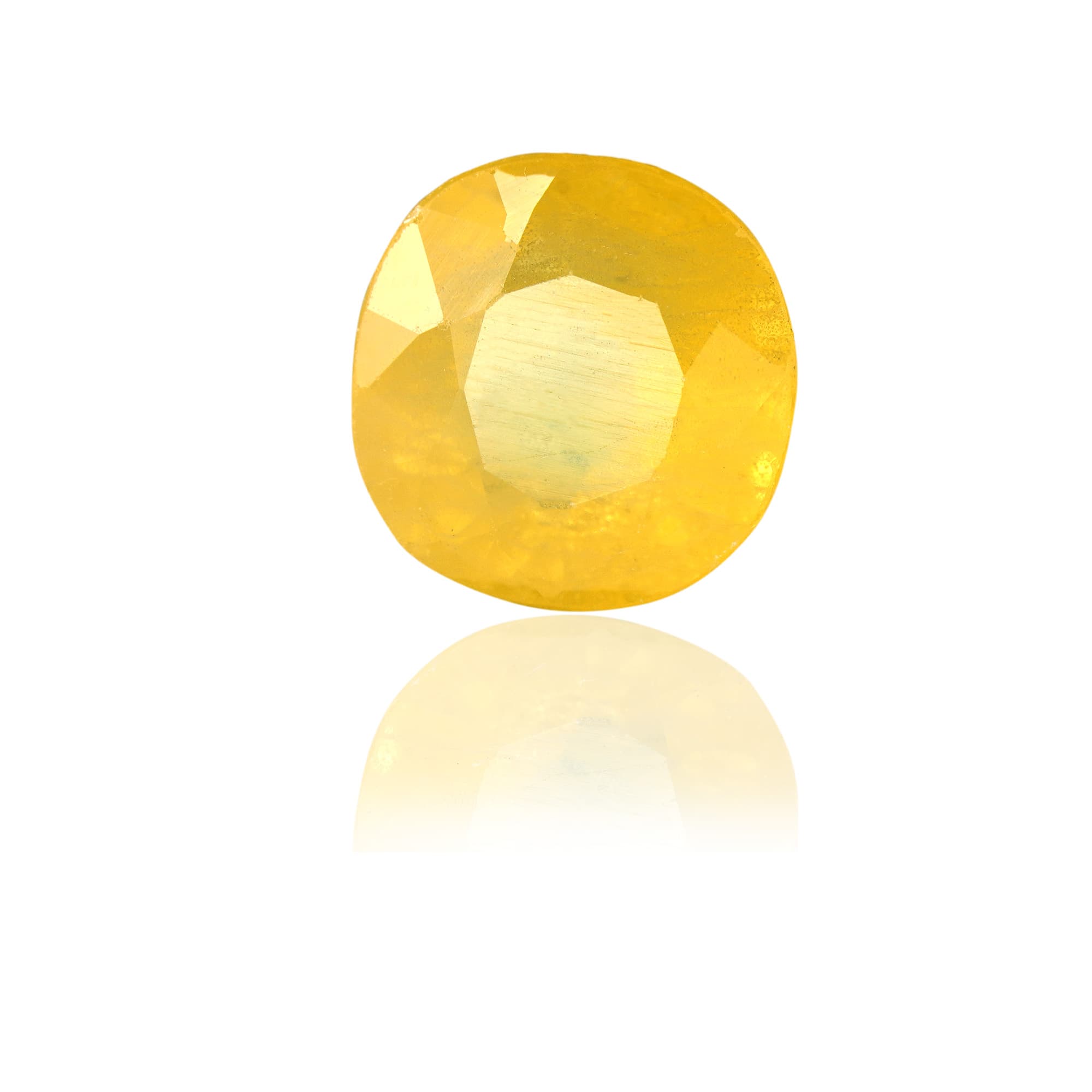 Yellow Sapphire · Cushion