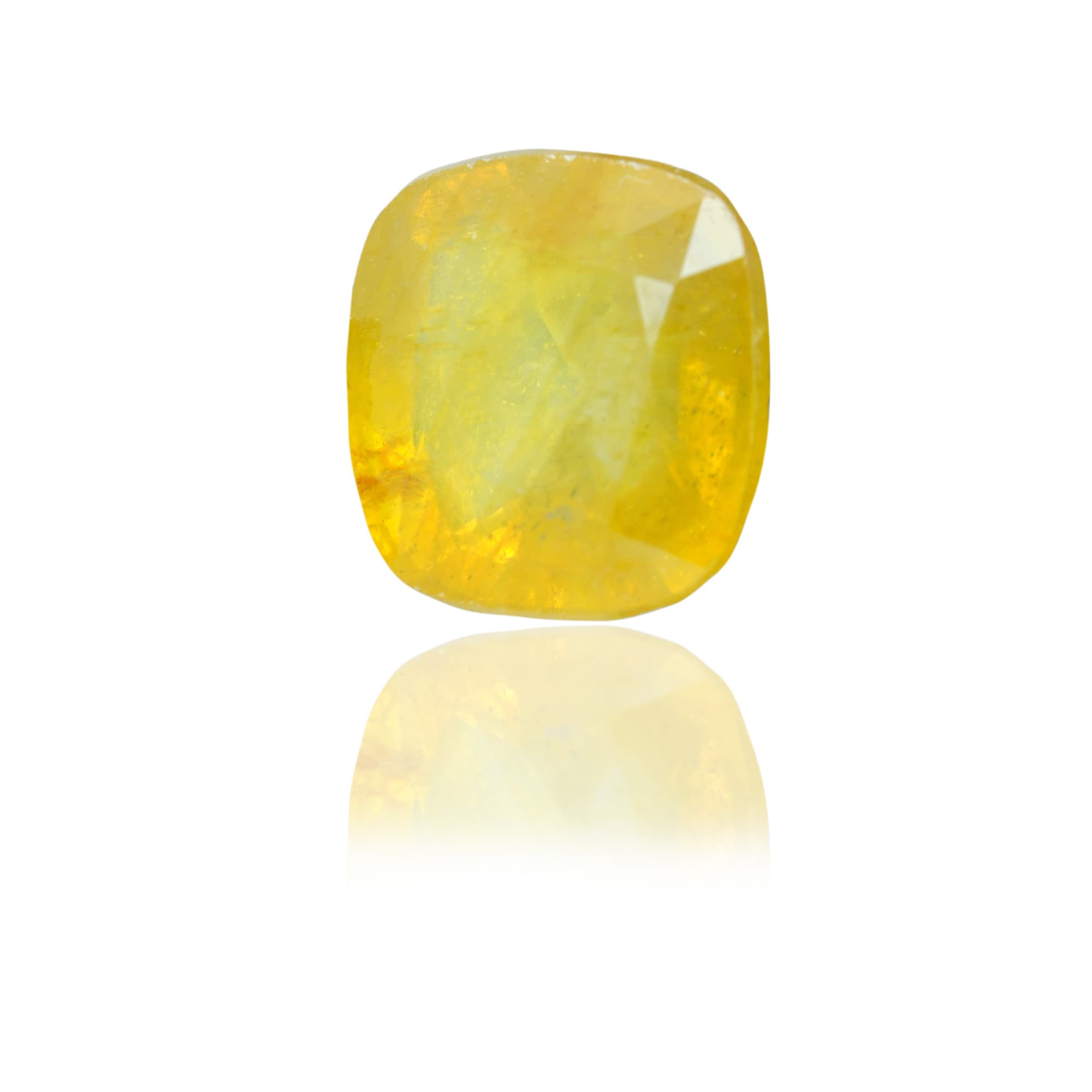 Yellow Sapphire · Cushion