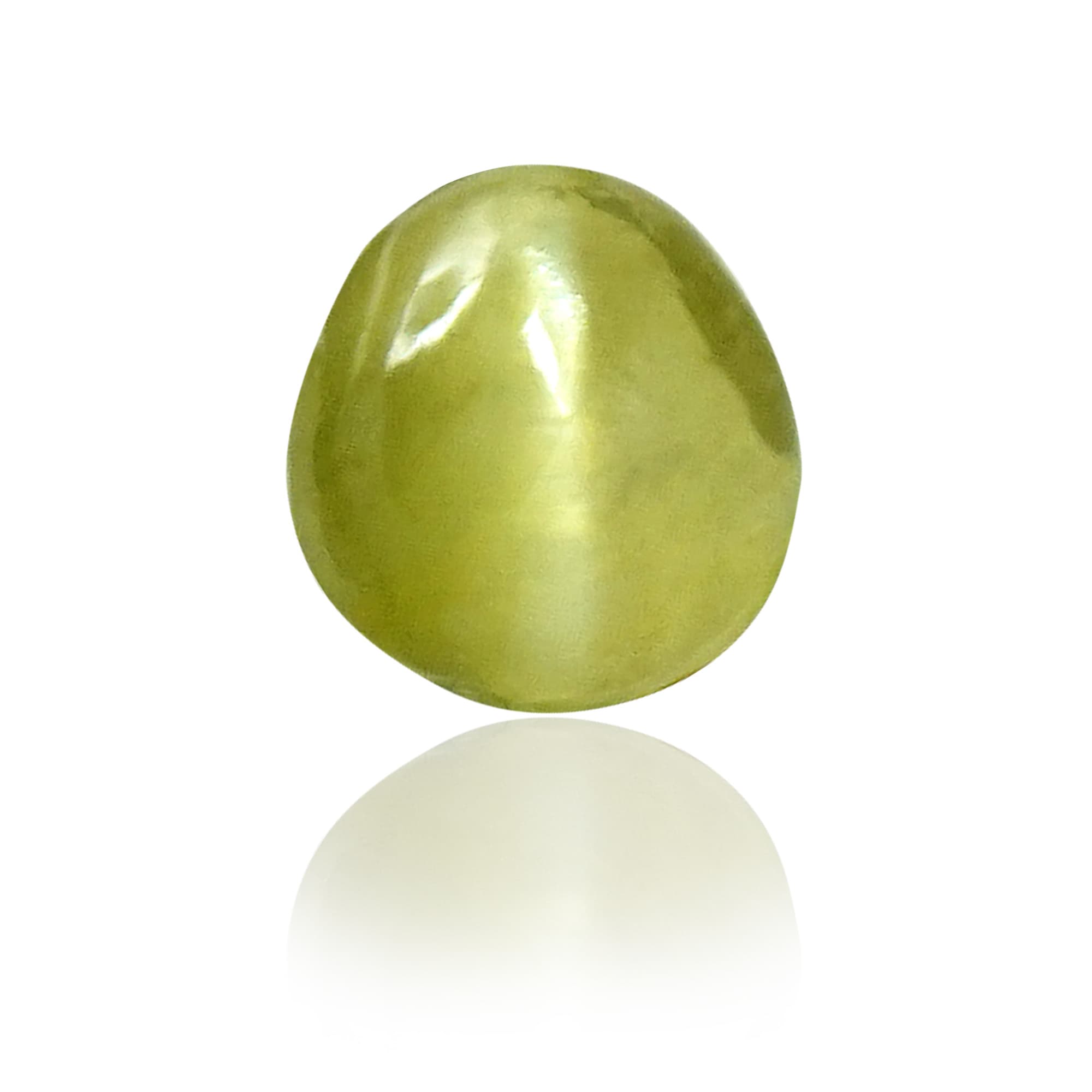 Natural Chrysoberyl Cat's Eye (Lehsunia) 2.39 Ct, Oval – IGTL Certified – front view