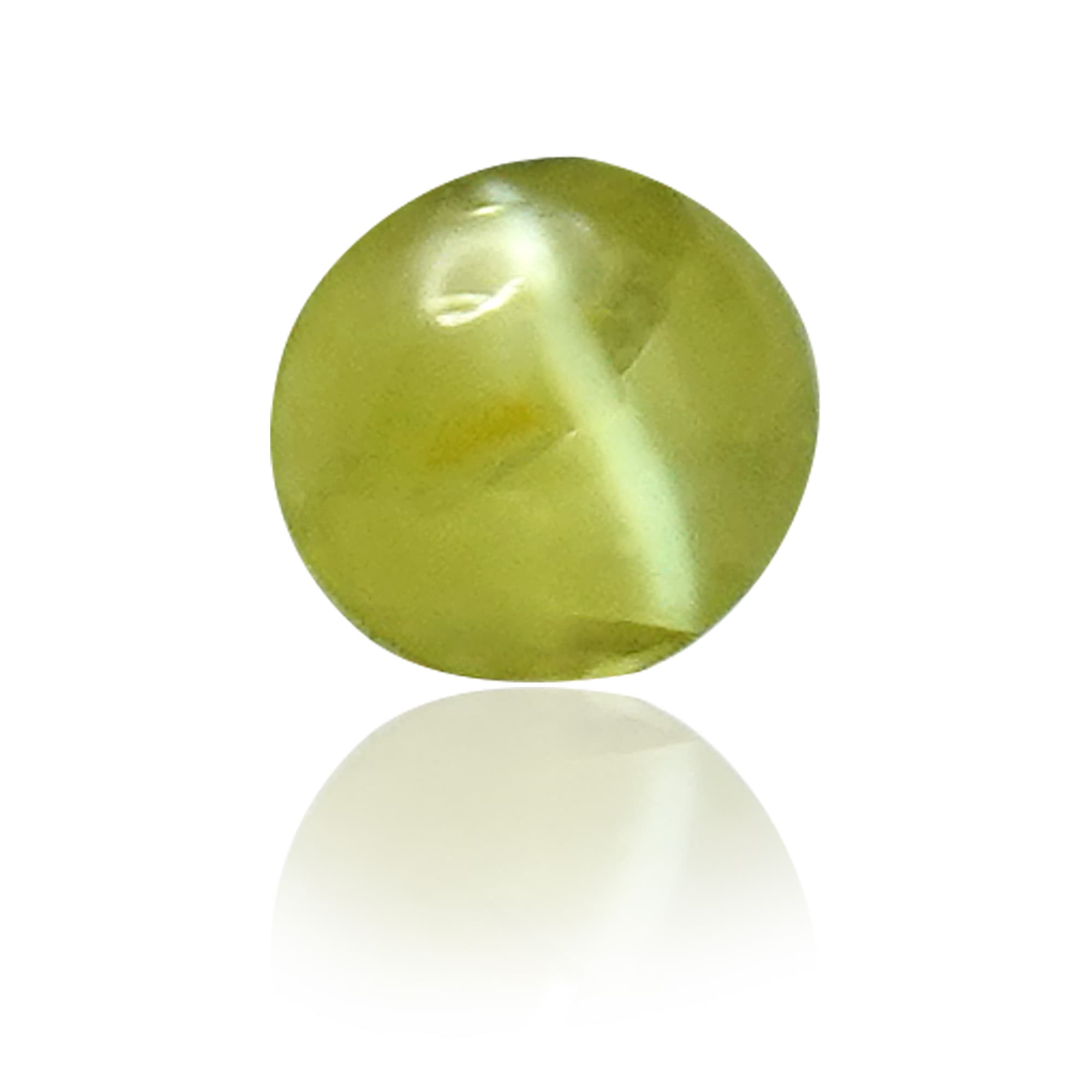 Natural Chrysoberyl Cat's Eye (Lehsunia) 1.01 Ct, Oval – IGTL Certified – front view
