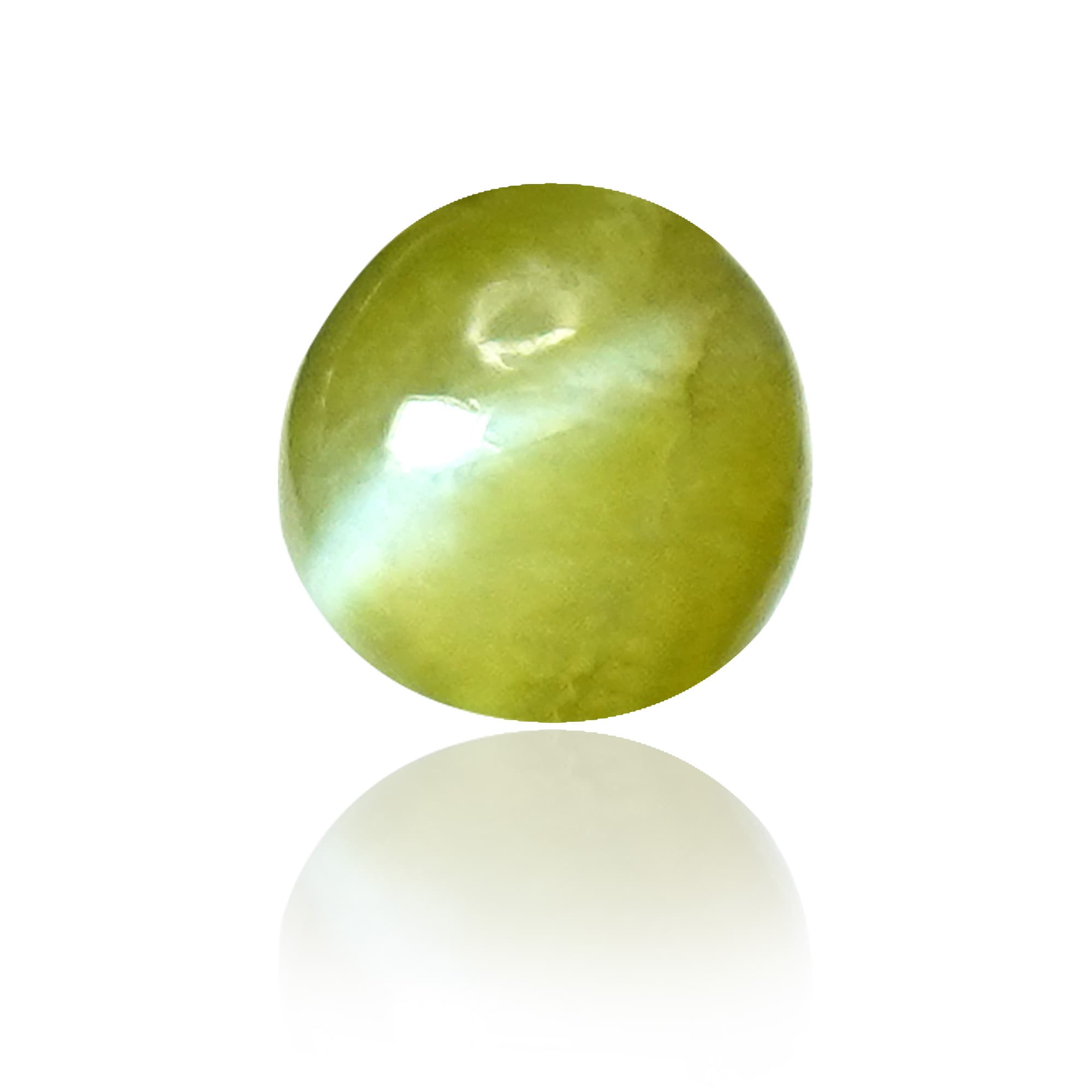 Natural Chrysoberyl Cat's Eye (Lehsunia) 1.83 Ct, Oval – IGTL Certified – front view