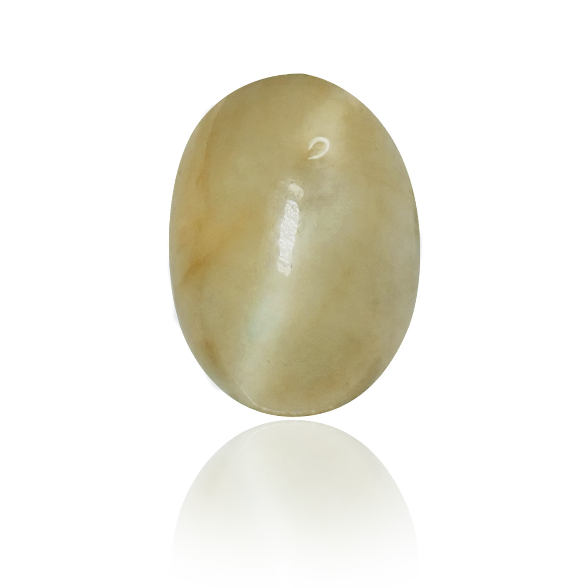 Natural Quartz Cat's Eye 4.5 Ct, Oval – IGTL Certified – front view