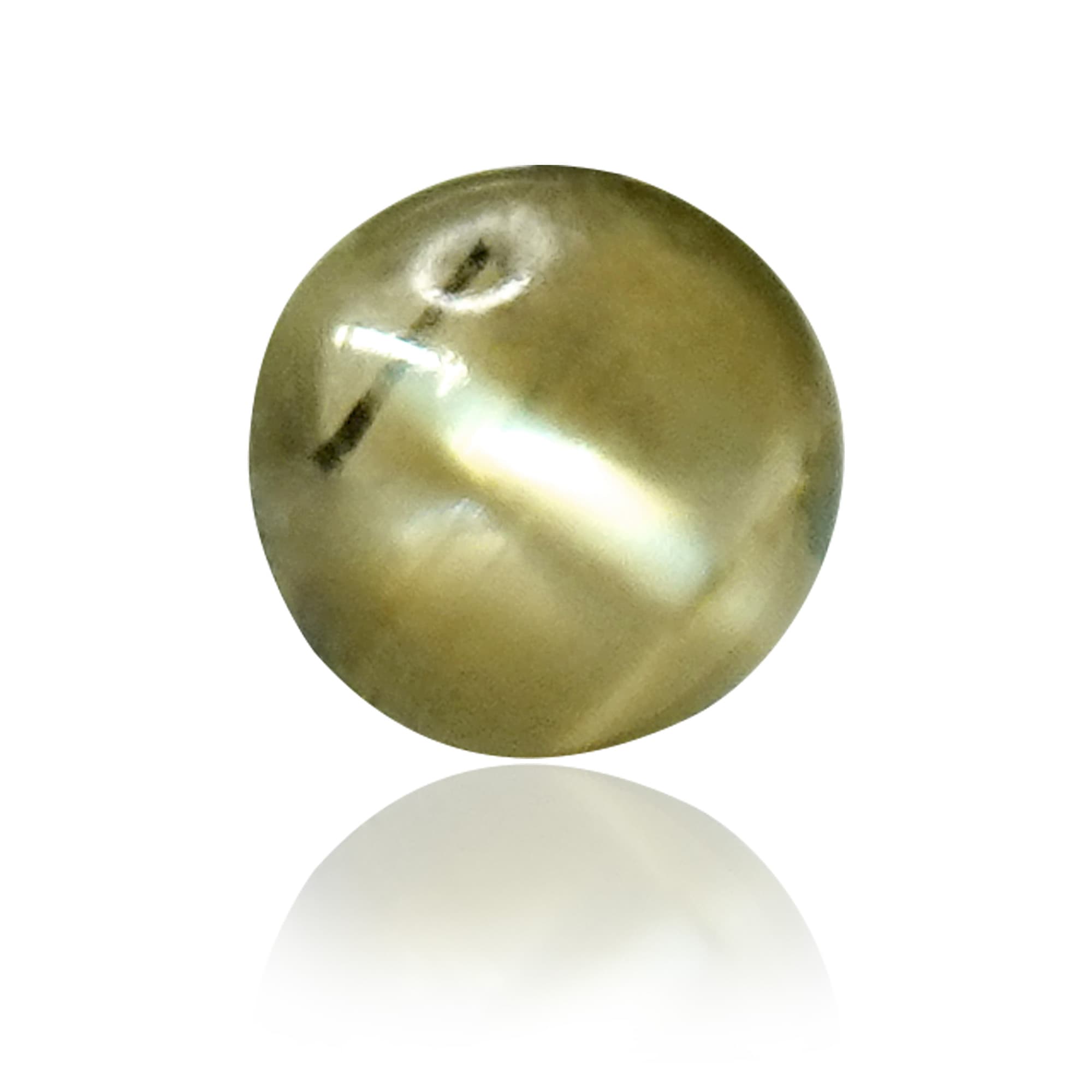 Natural Chrysoberyl Cat's Eye (Lehsunia) 2.27 Ct, Oval (Lot CA009) – IGTL Certified – front view