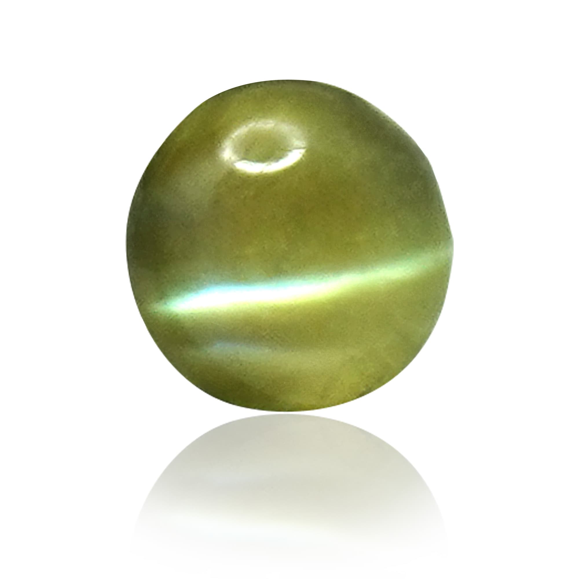 Natural Chrysoberyl Cat's Eye (Lehsunia) 1.73 Ct, Oval – IGTL Certified – front view