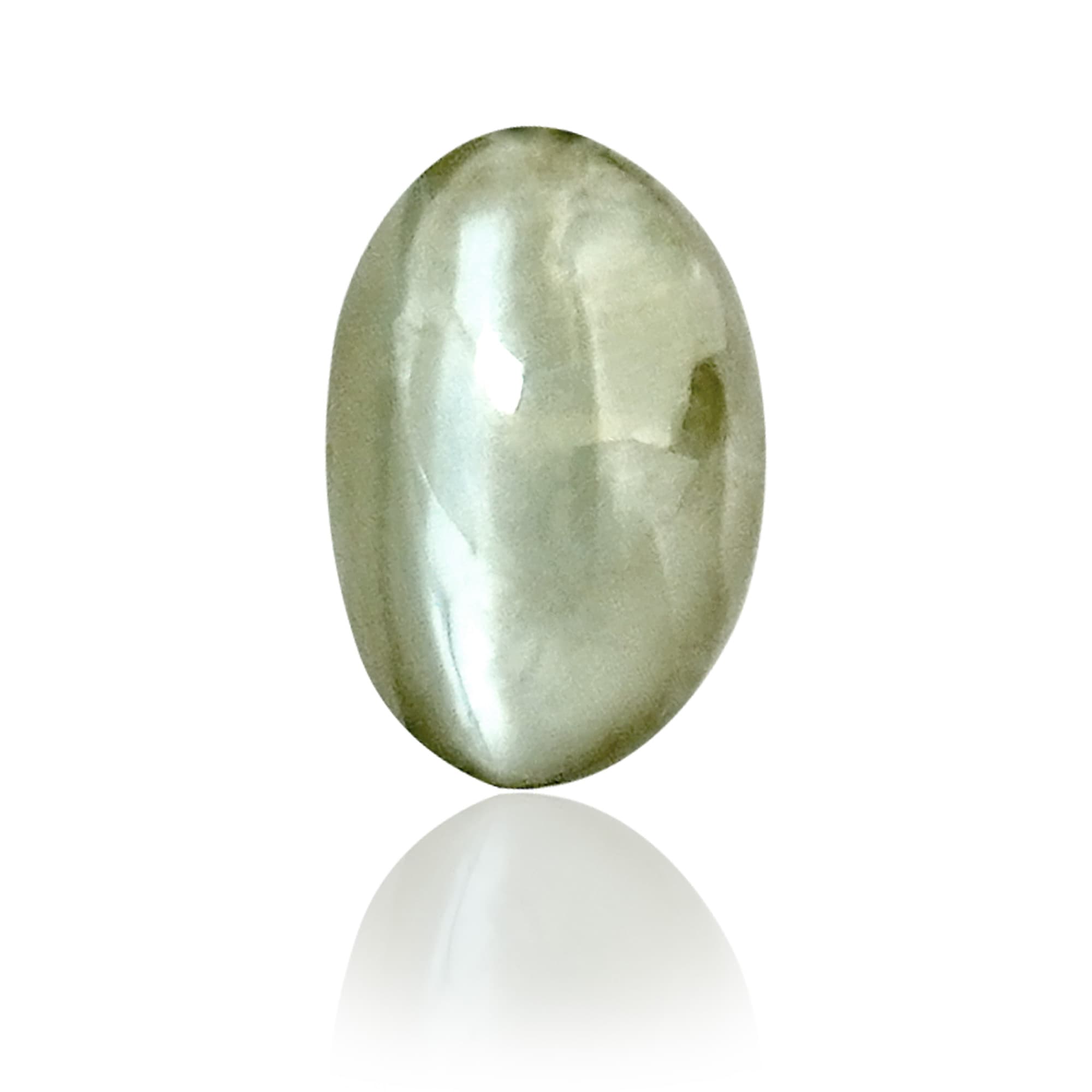 Natural Chrysoberyl Cat's Eye (Lehsunia) 2.29 Ct, Oval – IGTL Certified – front view