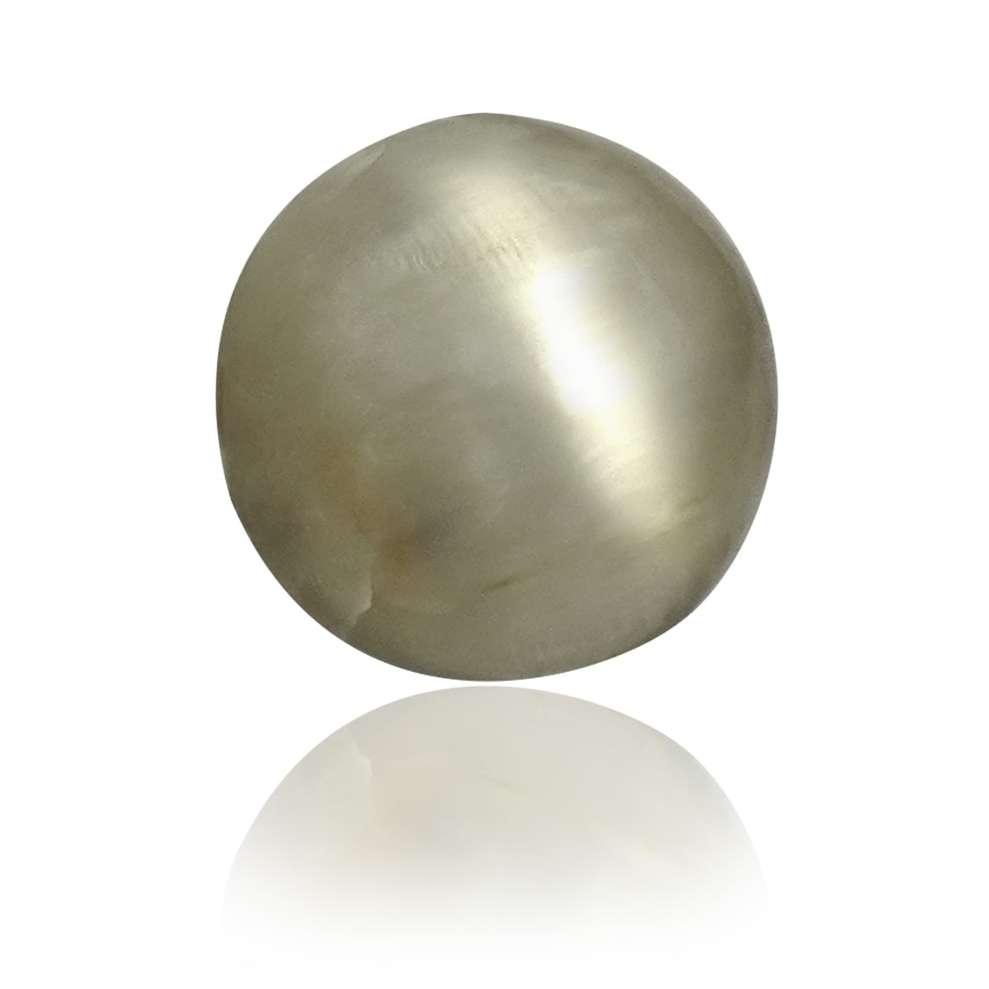 Natural Quartz Cat's Eye 4.6 Ct, Oval – IGTL Certified – front view