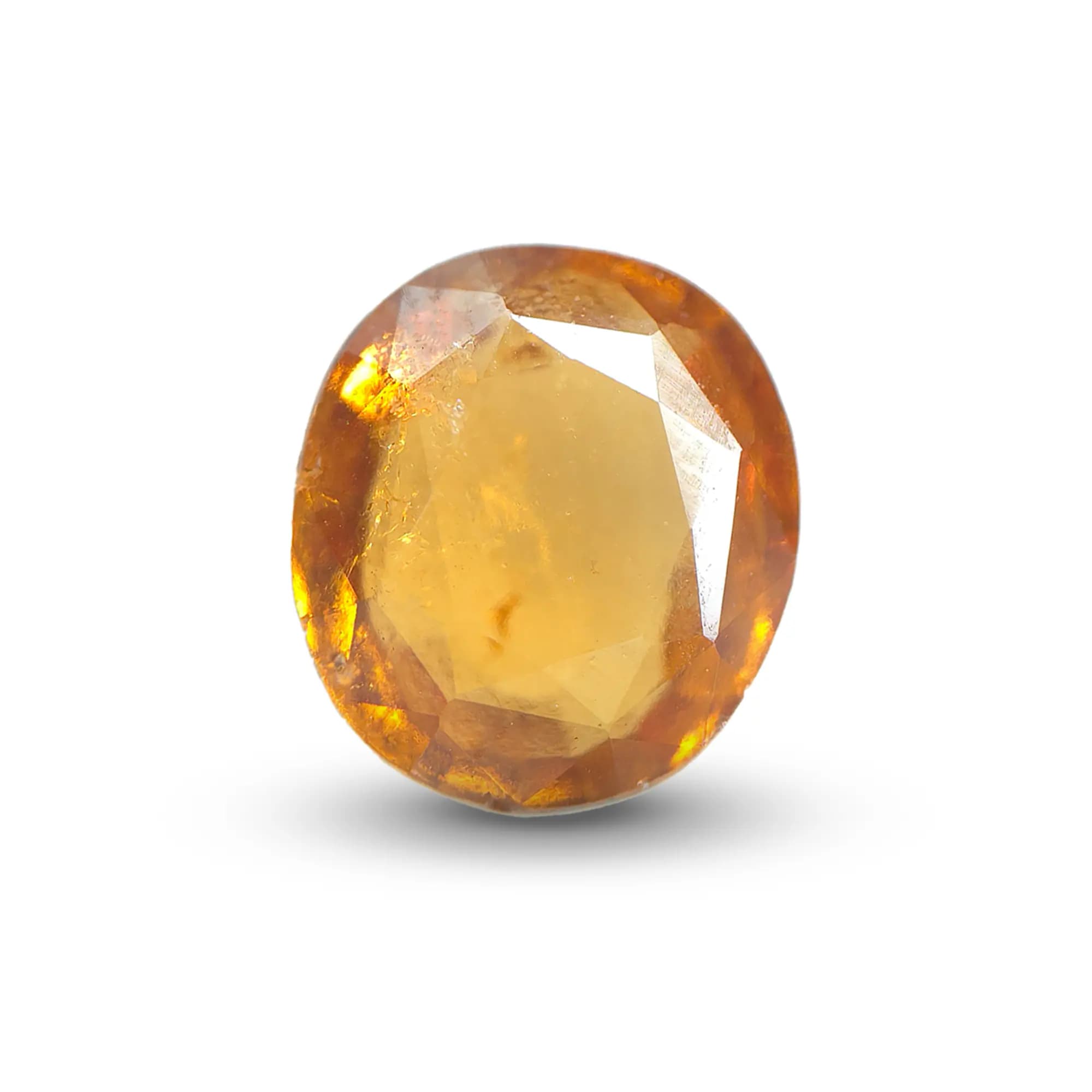 Hessonite Garnet · Oval