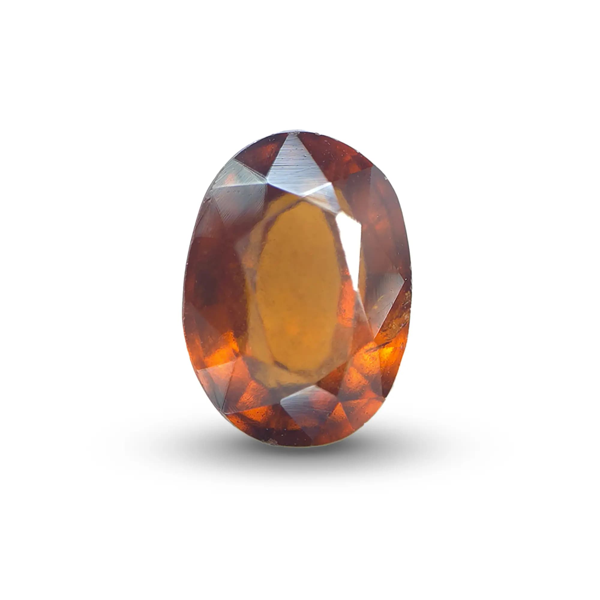 Hessonite Garnet · Oval