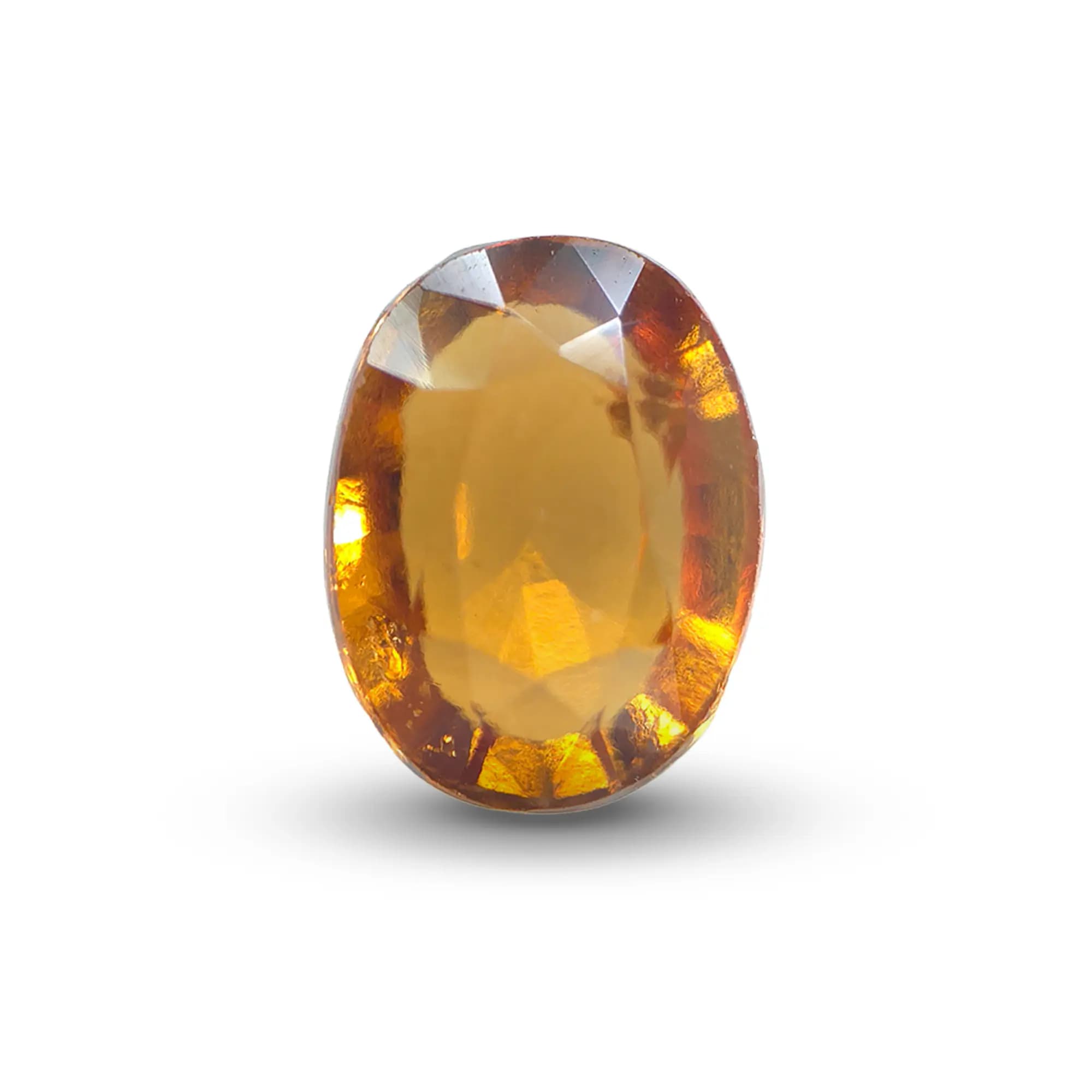 Hessonite Garnet · Oval