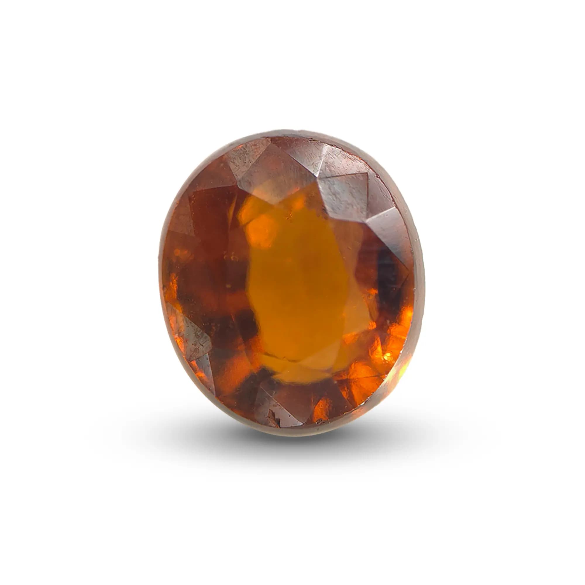 Hessonite Garnet · Oval