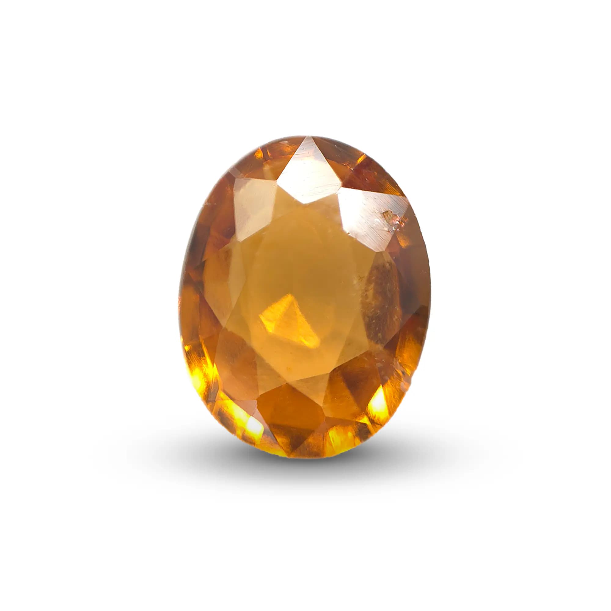 Hessonite Garnet · Oval