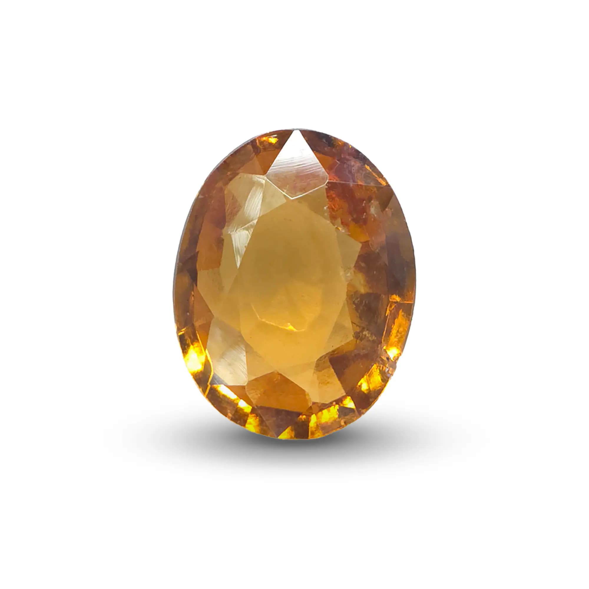 Hessonite Garnet · Oval