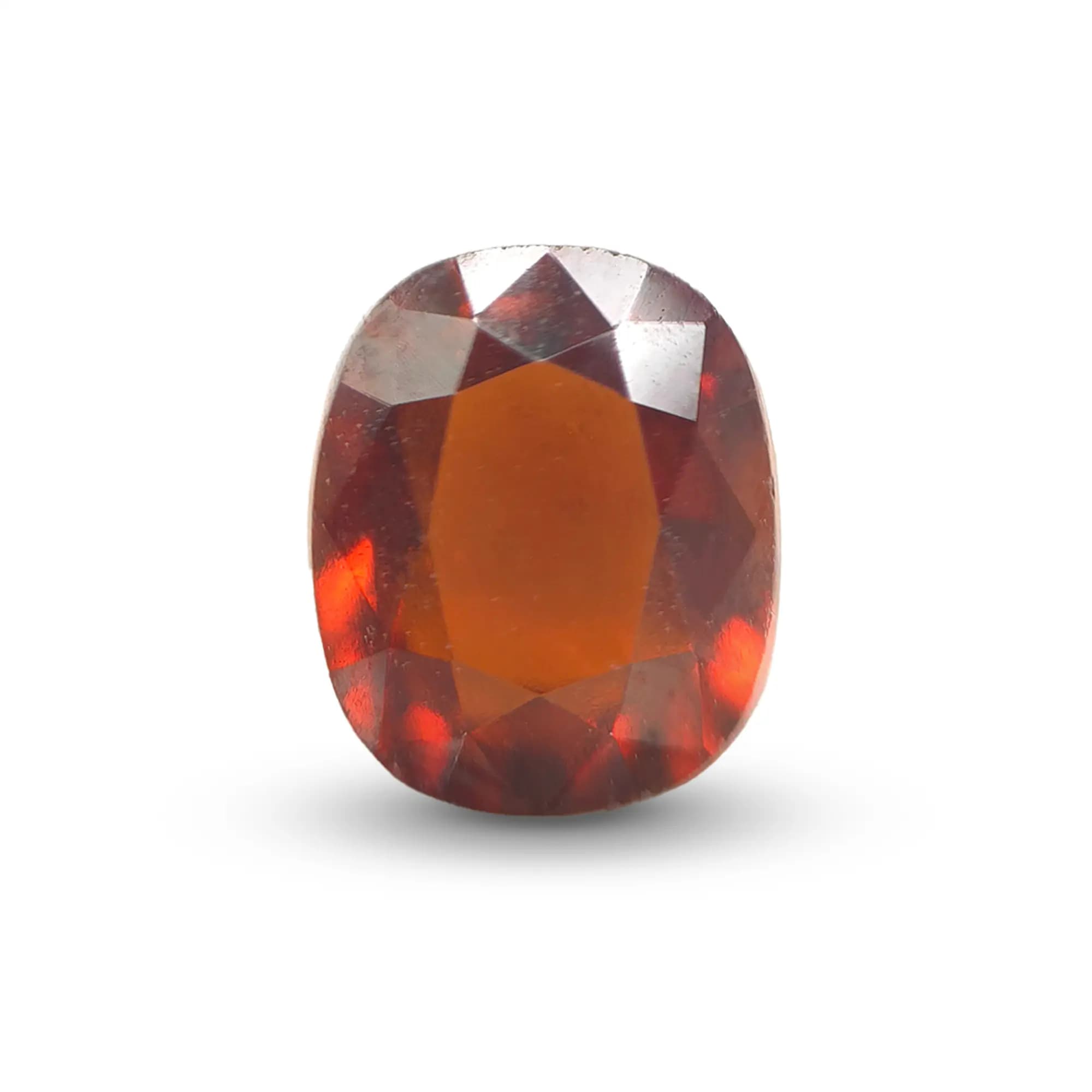 Hessonite Garnet · Cushion