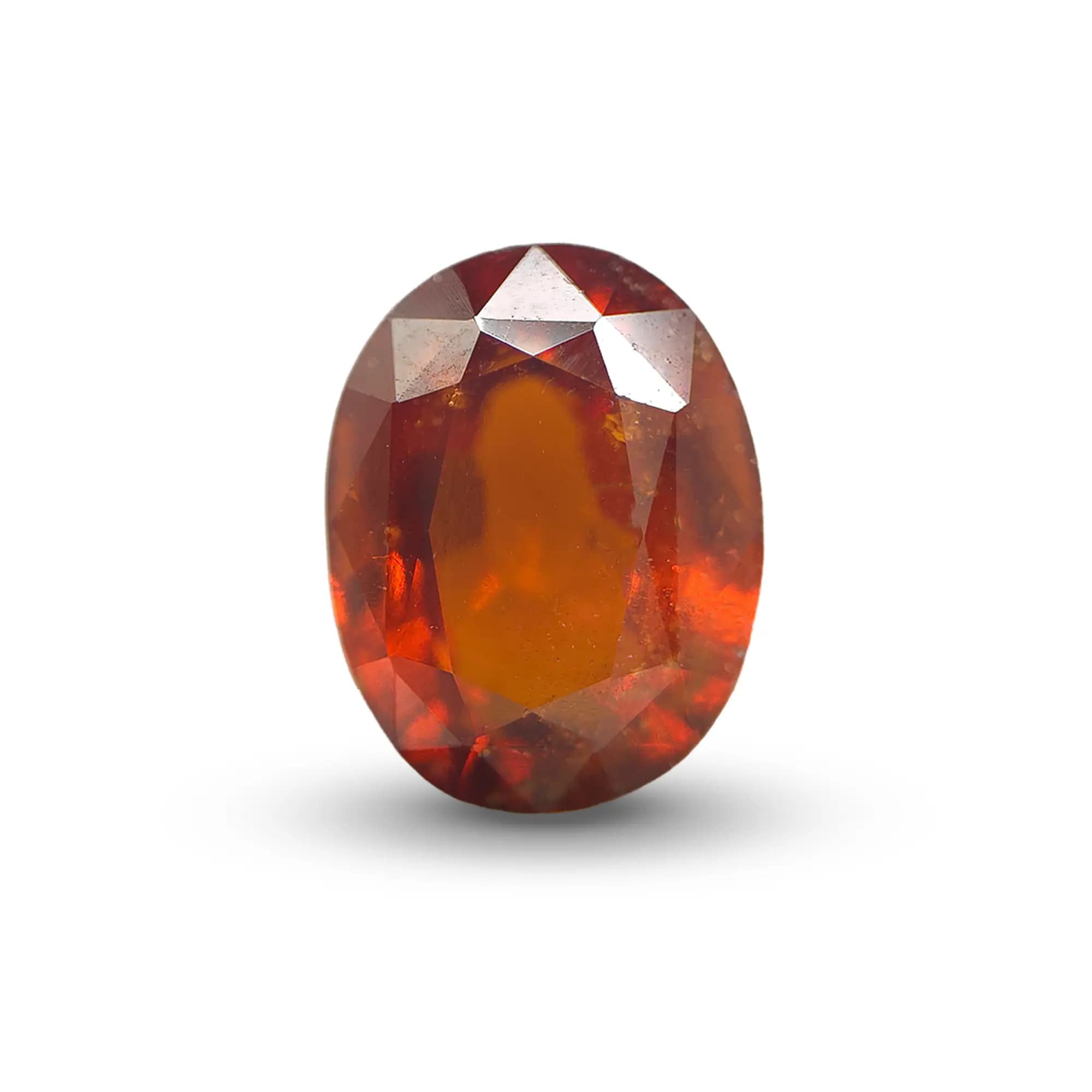 Hessonite Garnet · Oval