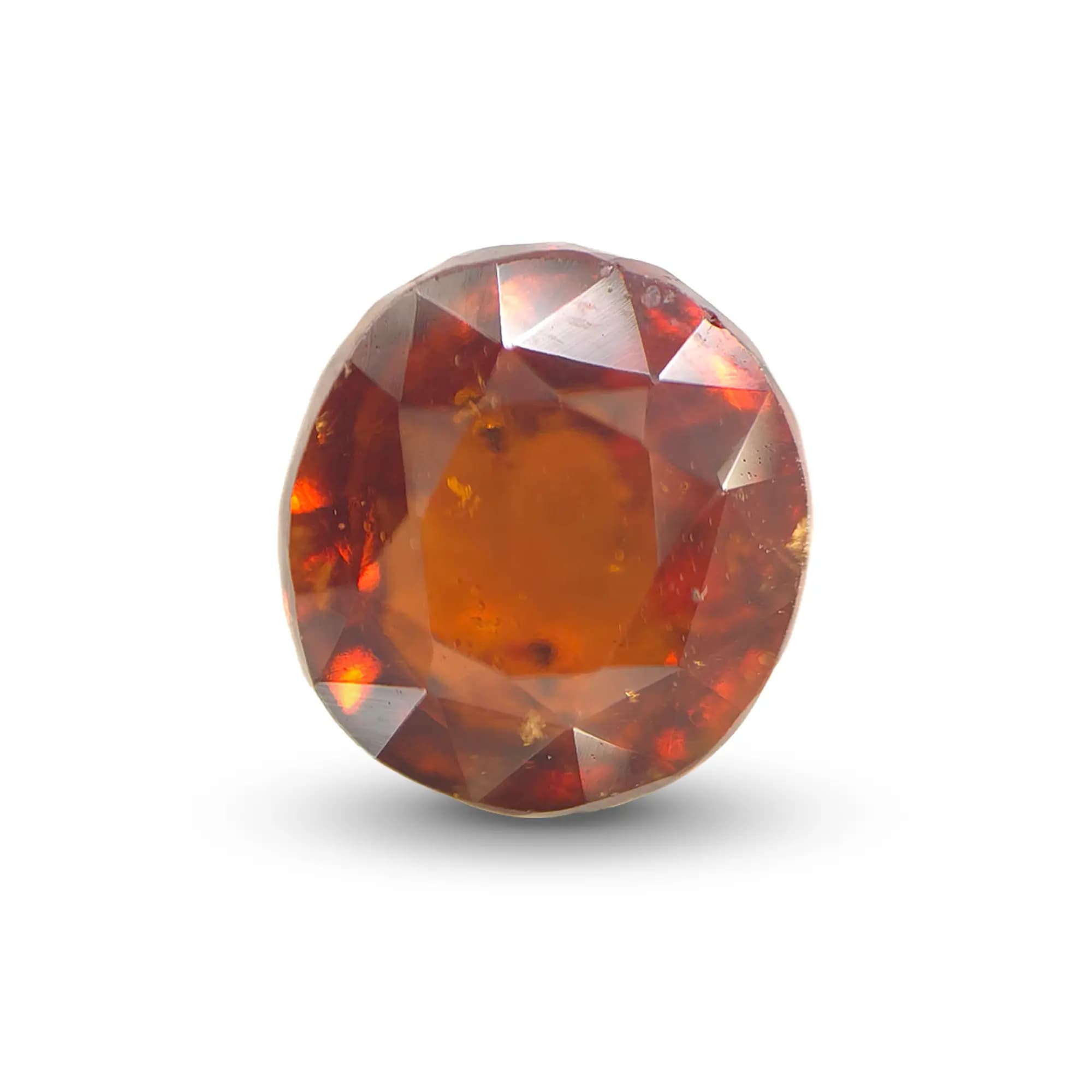 Hessonite Garnet · Oval