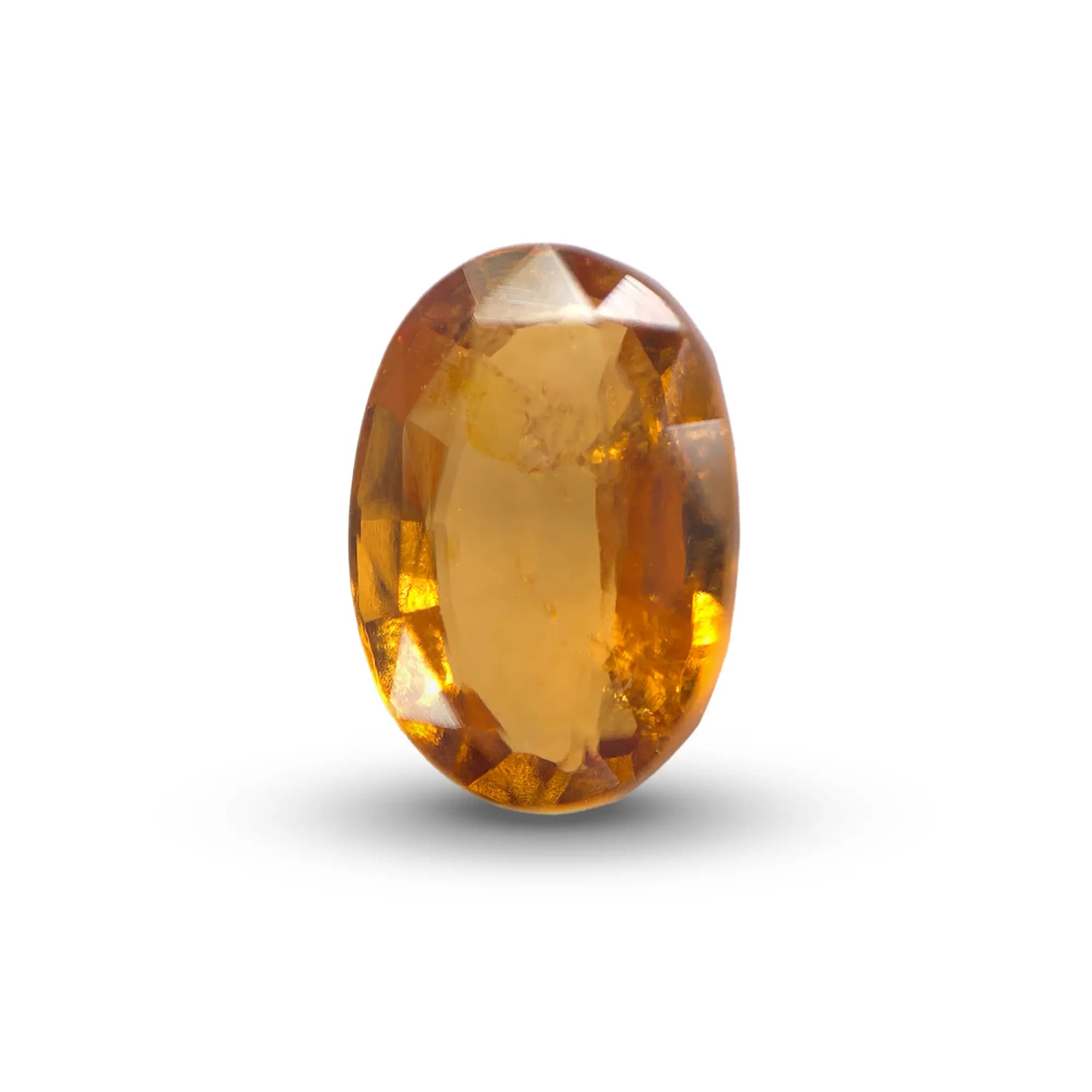 Hessonite Garnet · Oval