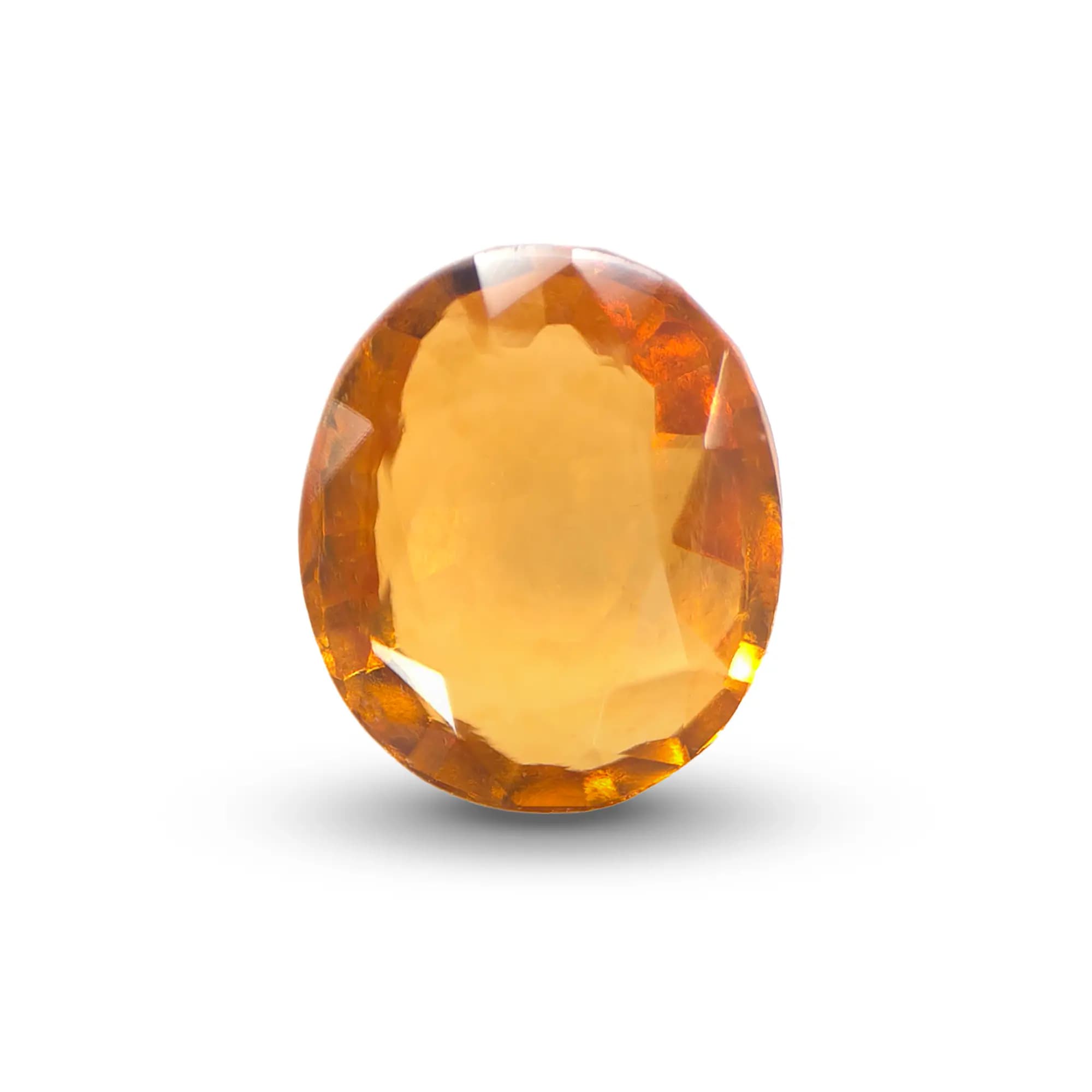 Hessonite Garnet · Oval