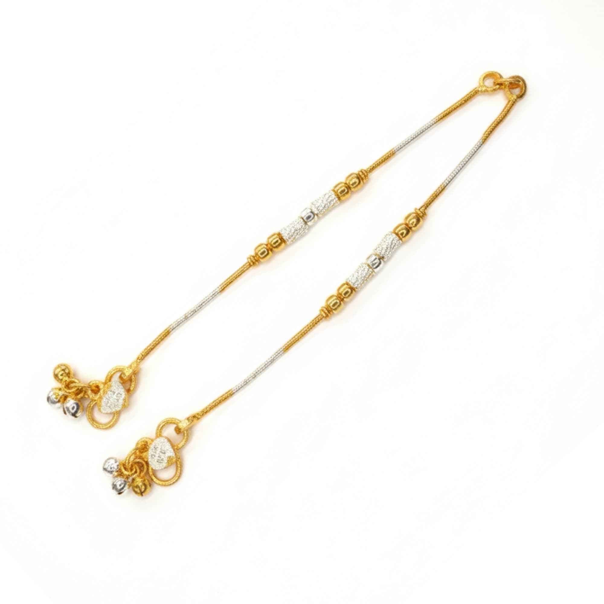 Gold-Plated Silver Anklet (Design K2-77)