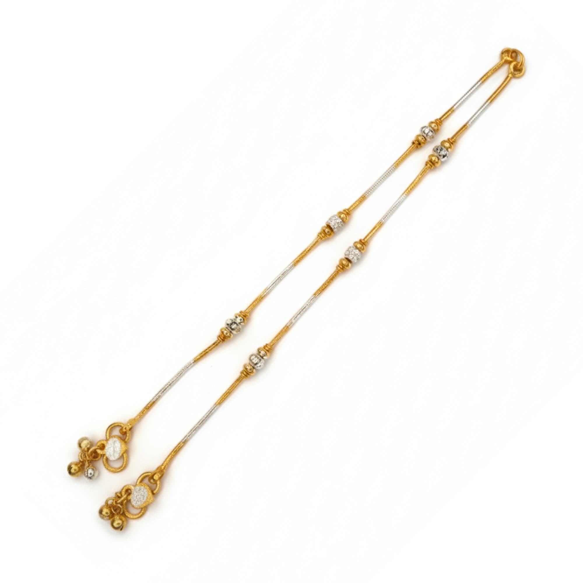 Gold-Plated Silver Anklet (Design K2-78)