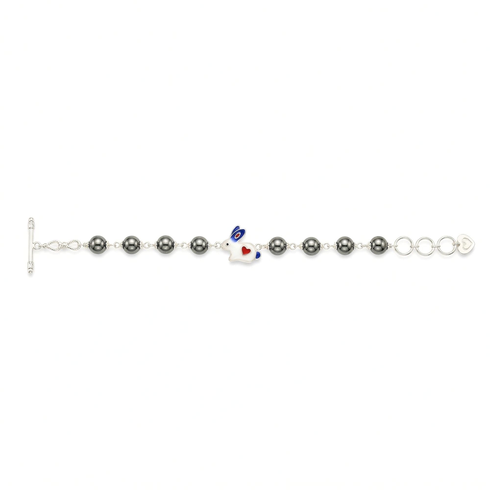 Pyrite Round Beads with Handmade Bracelet in Silver (Design K5-278)