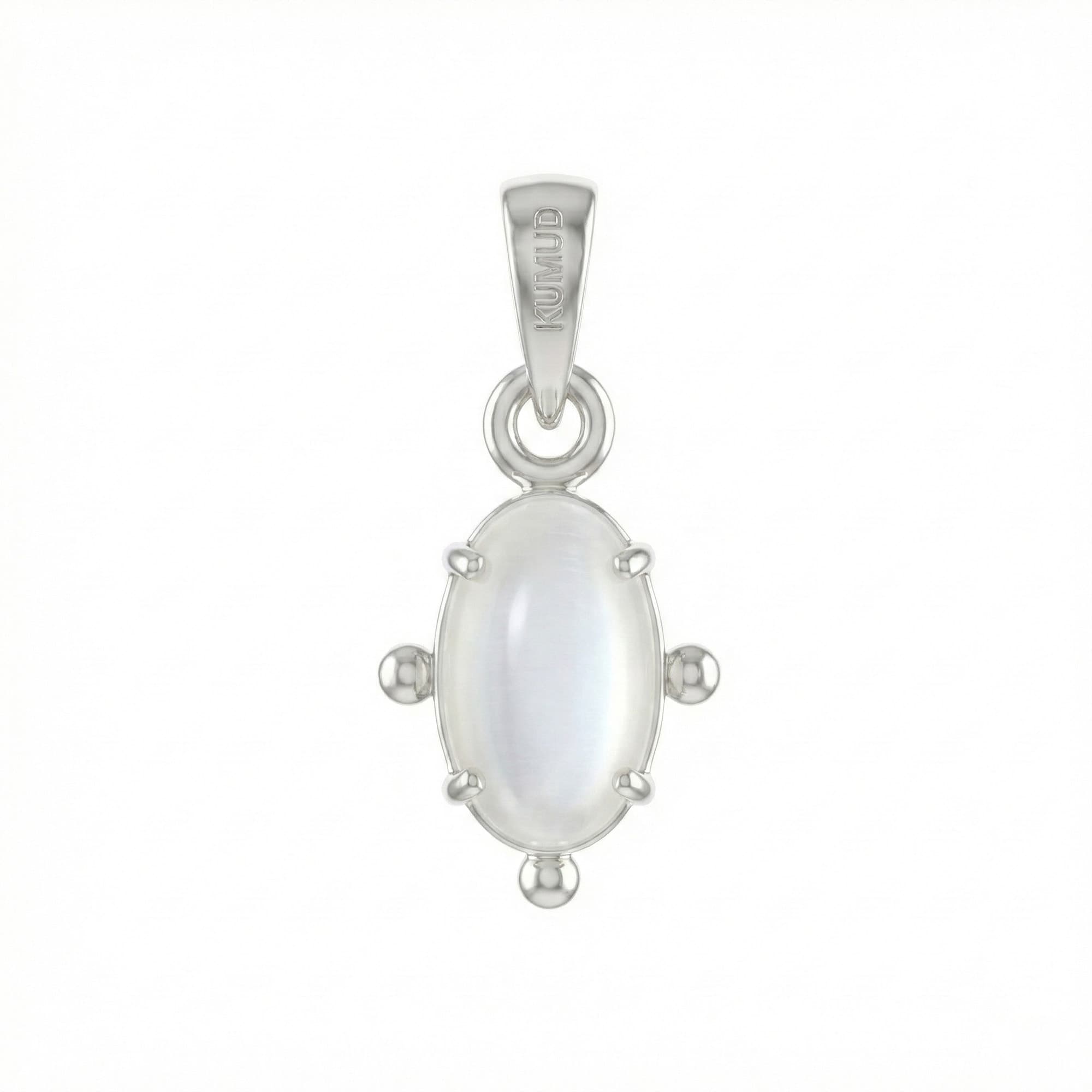 Moonstone Pendant in Silver (Design K5-159)