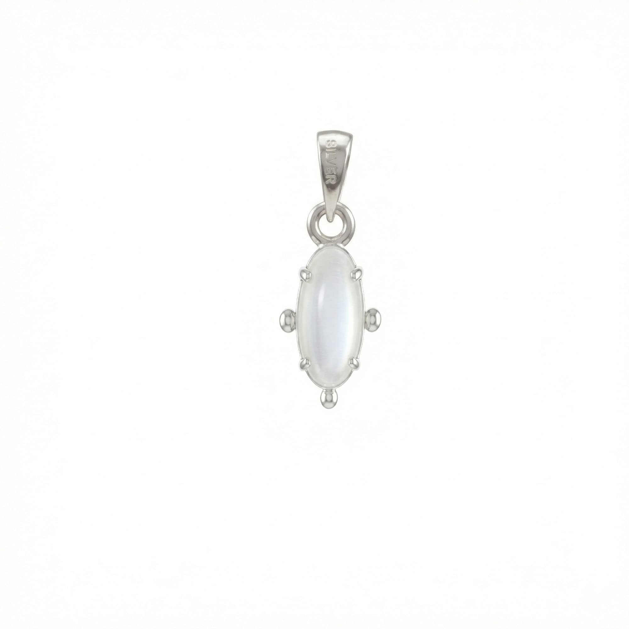 Moonstone Pendant in Silver (Design K5-160)
