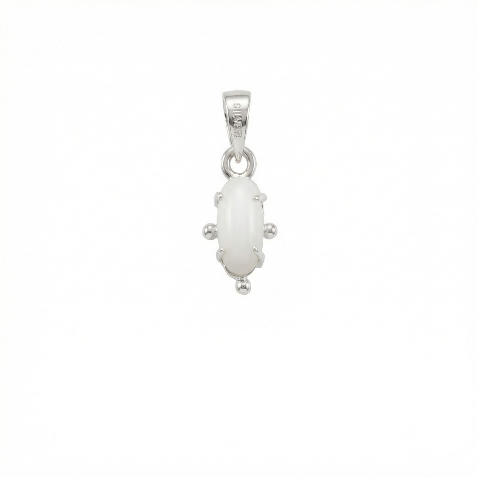 Moonstone Pendant in Silver (Design K5-161)