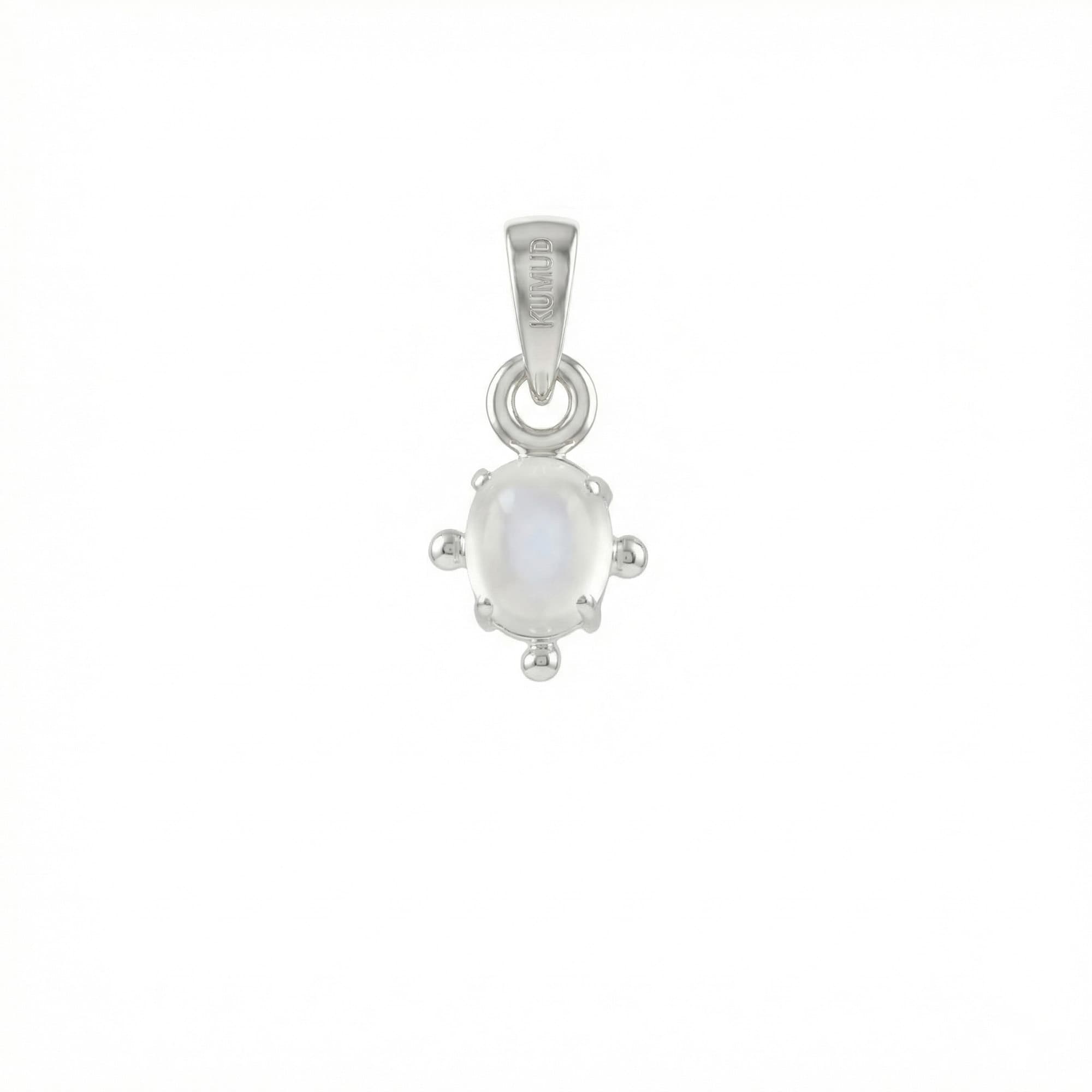 Moonstone Pendant in Silver (Design K5-163)