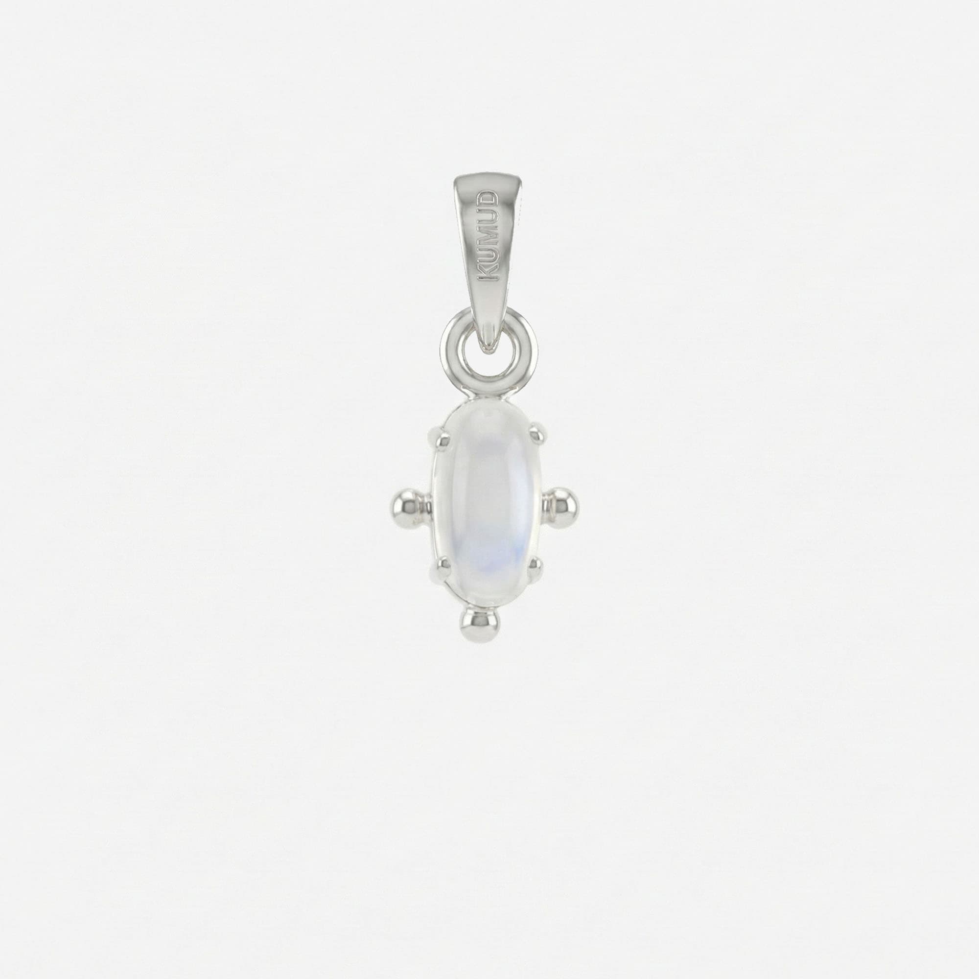 Moonstone Pendant in Silver (Design K5-164)