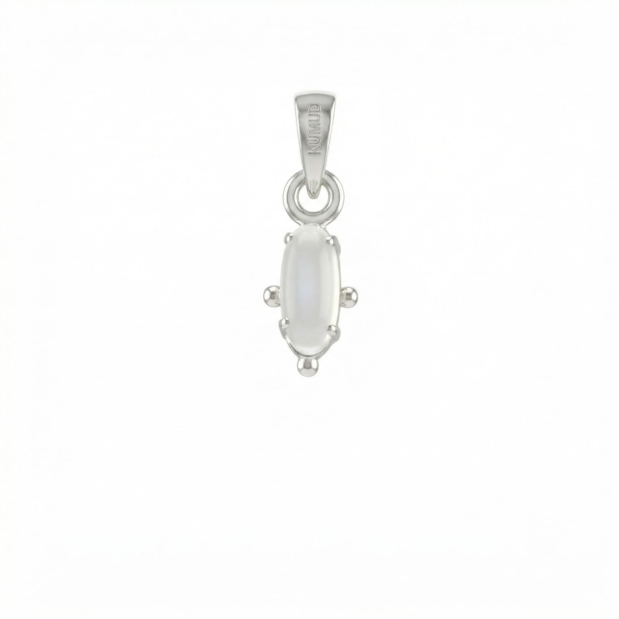 Moonstone Pendant in Silver (Design K5-166)