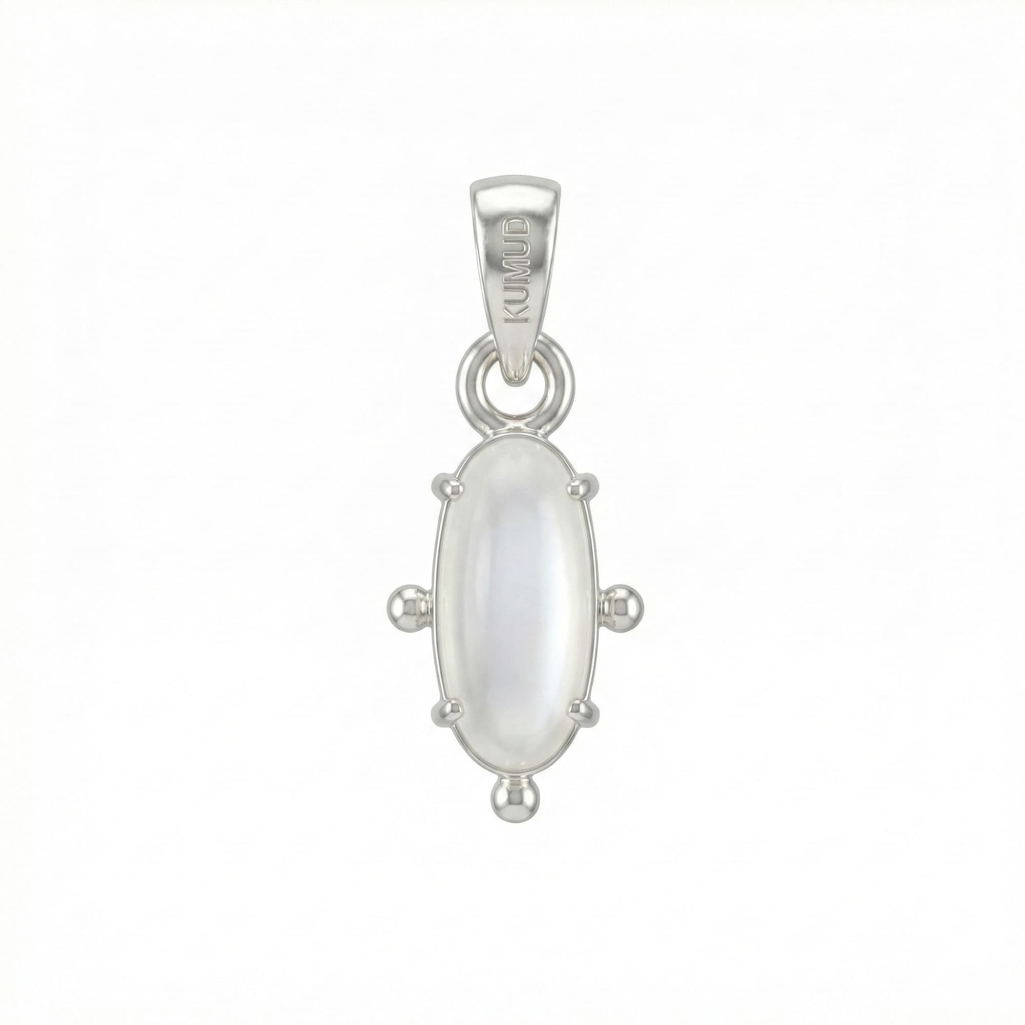Moonstone Pendant in Silver (Design K5-169)