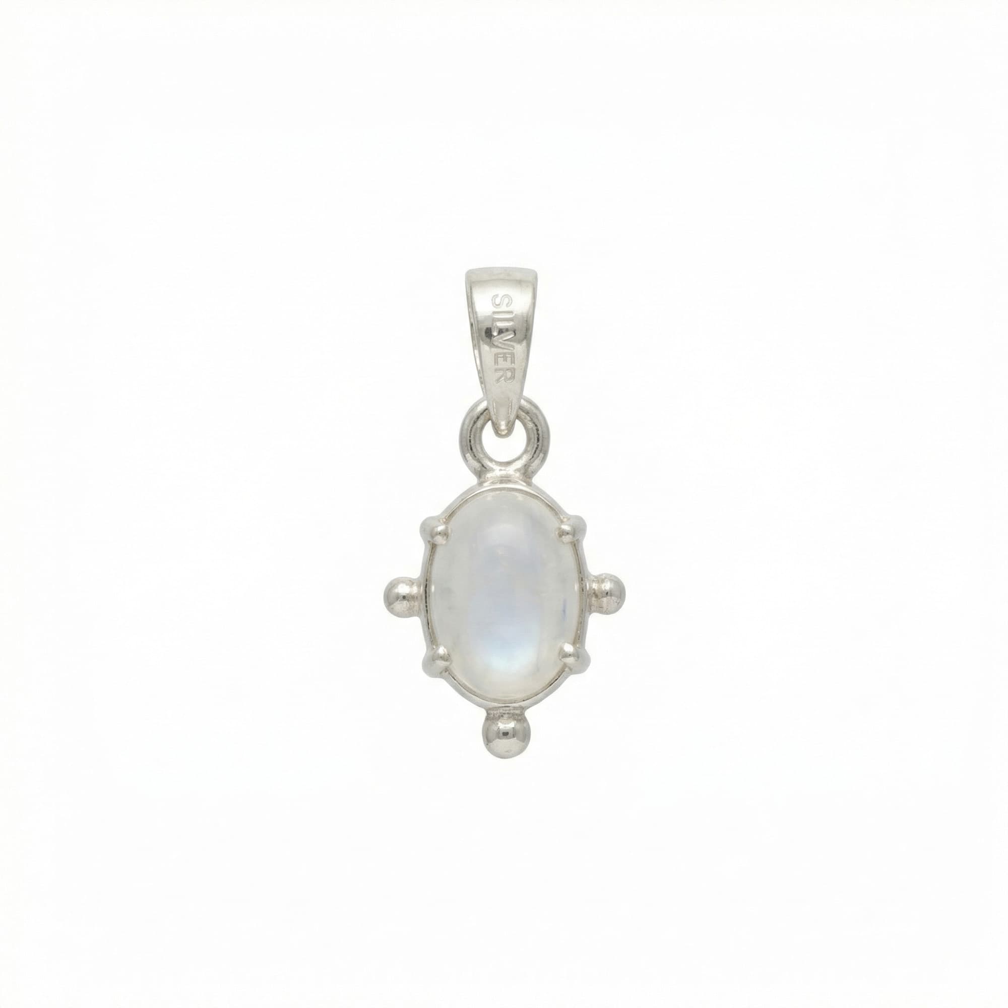 Moonstone Pendant in Silver (Design K5-171)