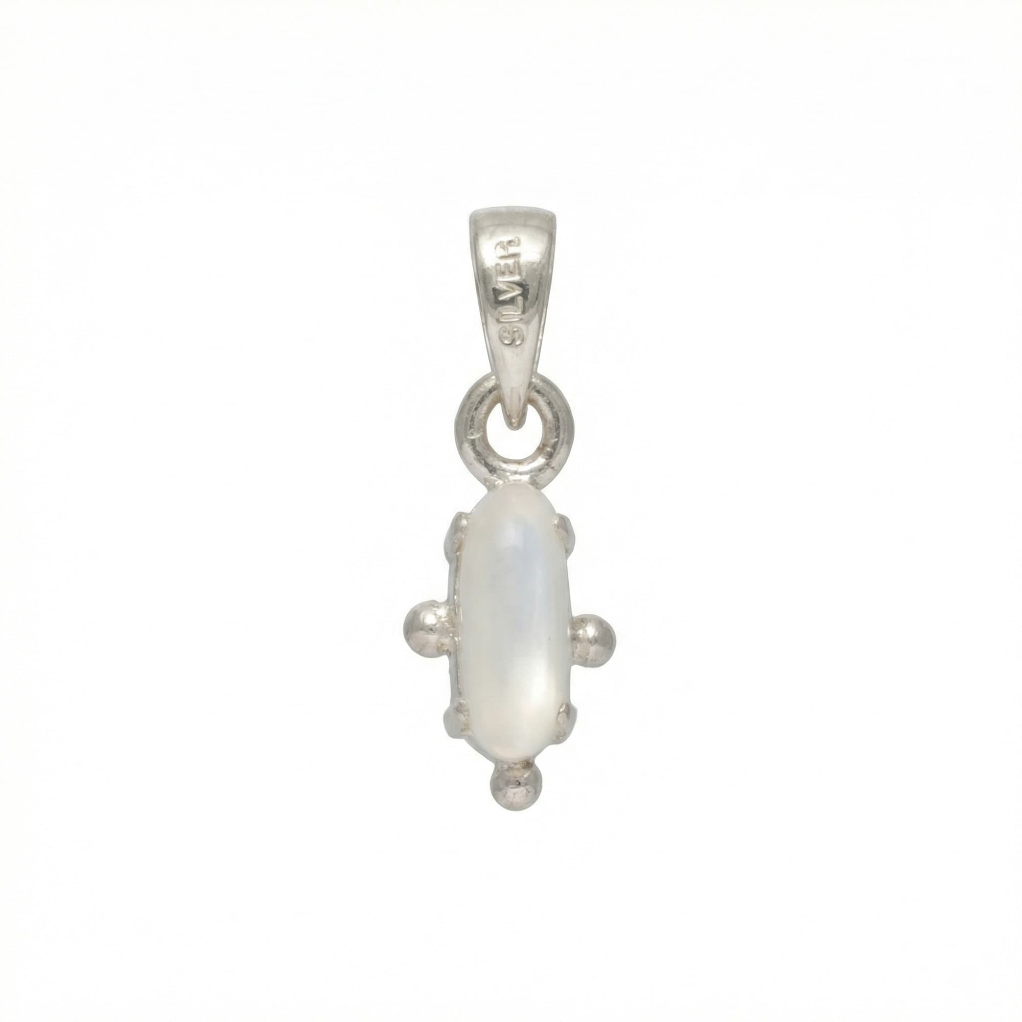 Moonstone Pendant in Silver (Design K5-173)