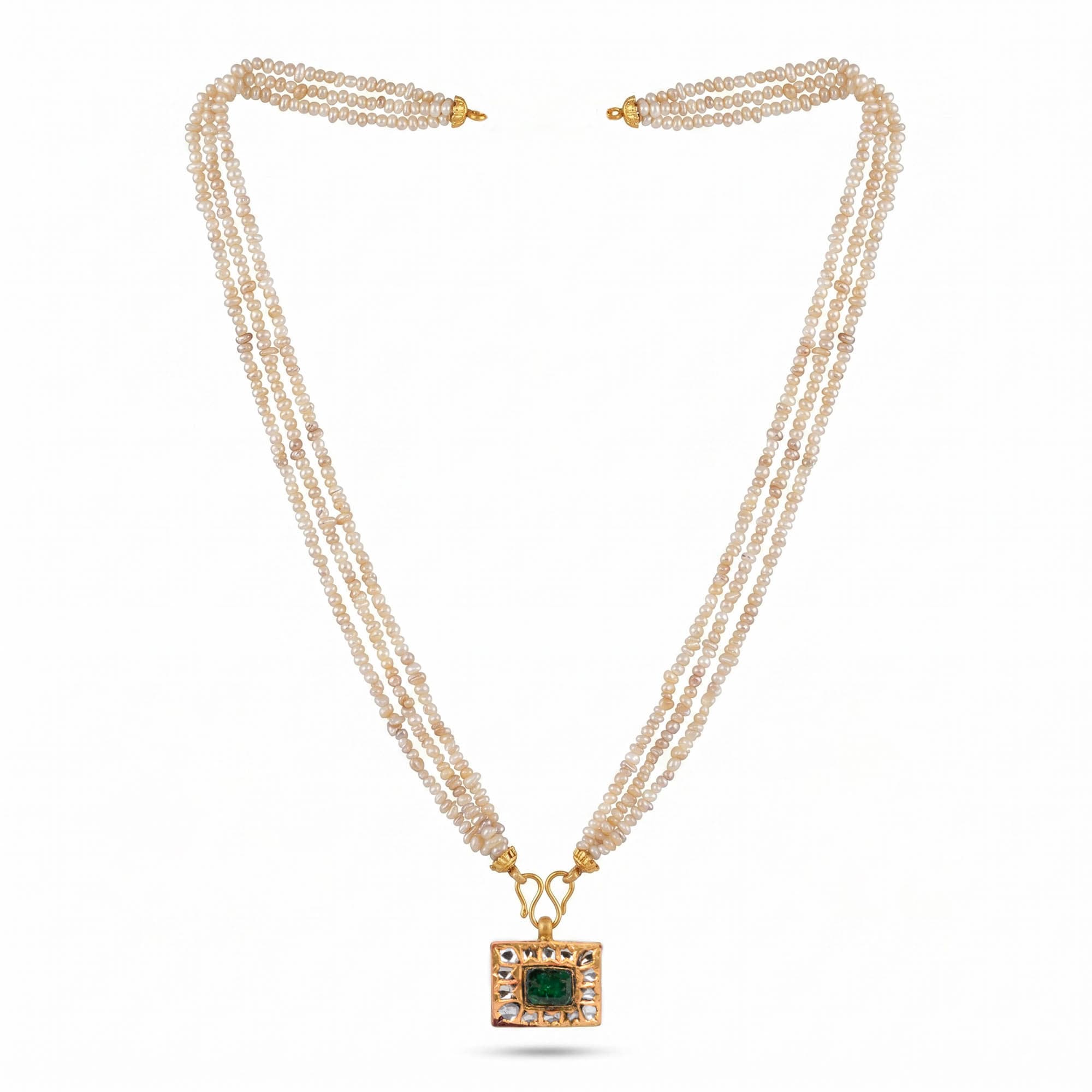 Pearl Antique Necklace in 22K Yellow Gold – 4.99 g