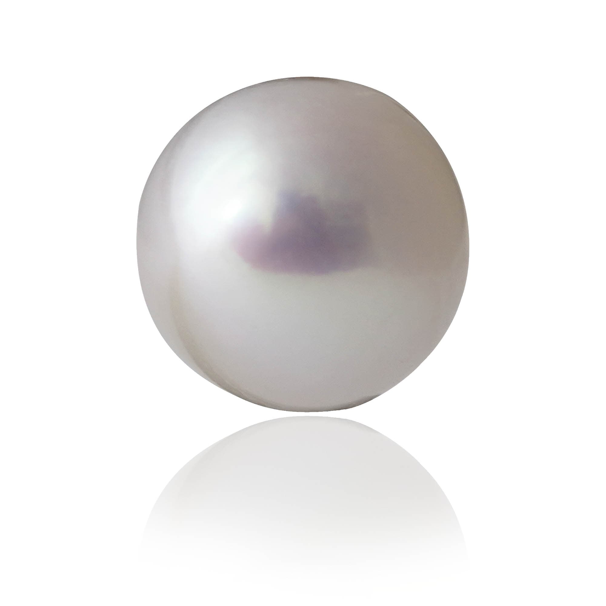 Freshwater Pearl (Moti) 3.65 Ct, Round (Lot PER008) – IGTL Certified – front view