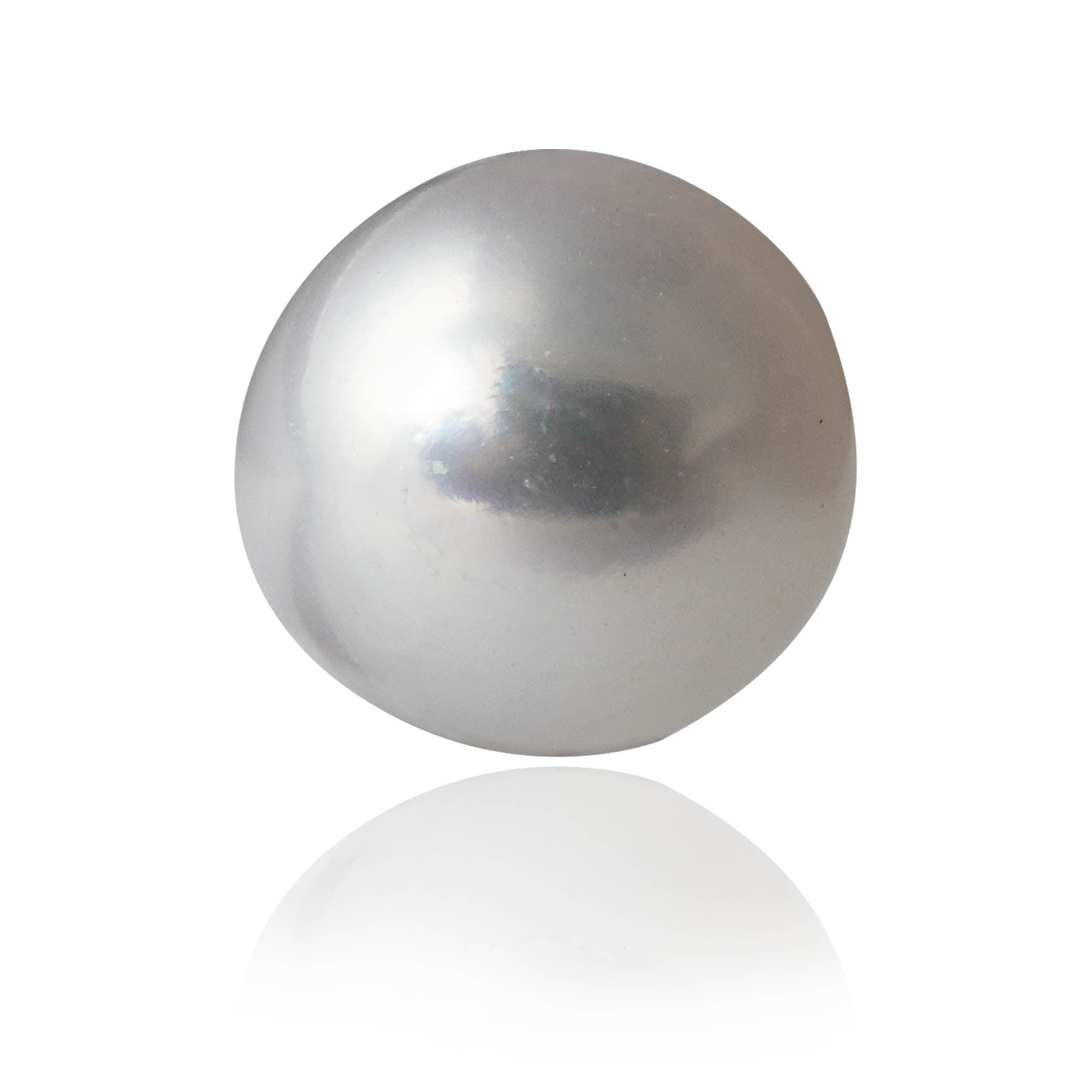 Freshwater Pearl (Moti) 2.28 Ct, Round (Lot PER016) – IGTL Certified – front view